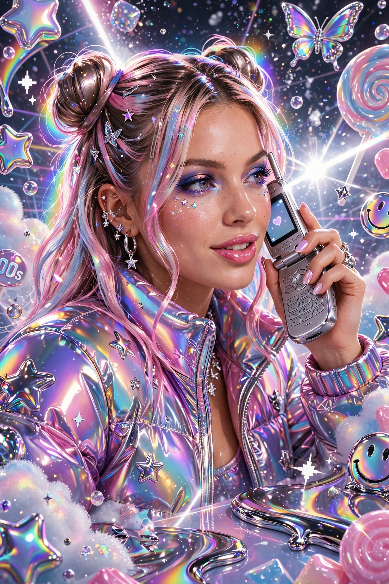 Chrome Bubble Dreams