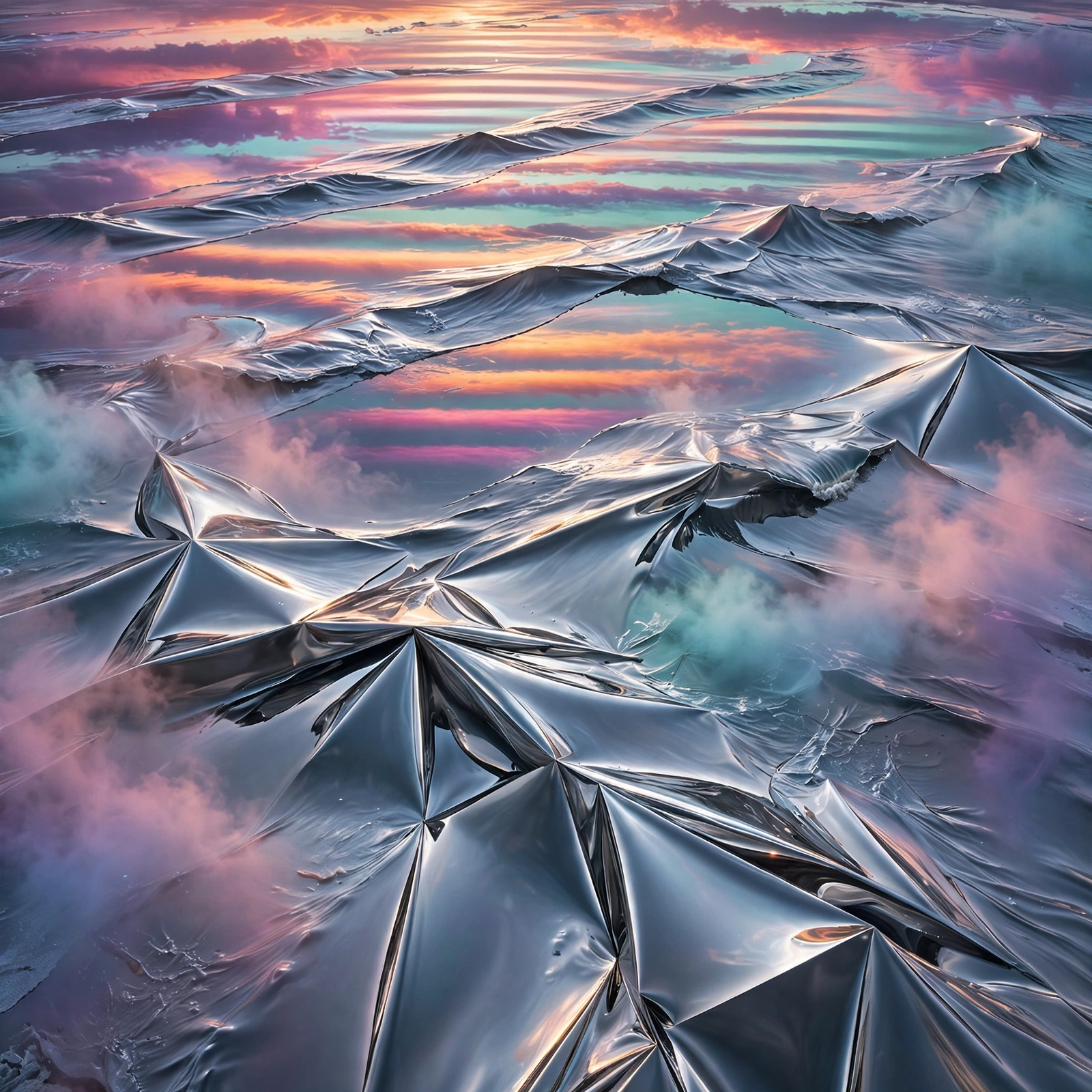 Chrome Ocean Reverie