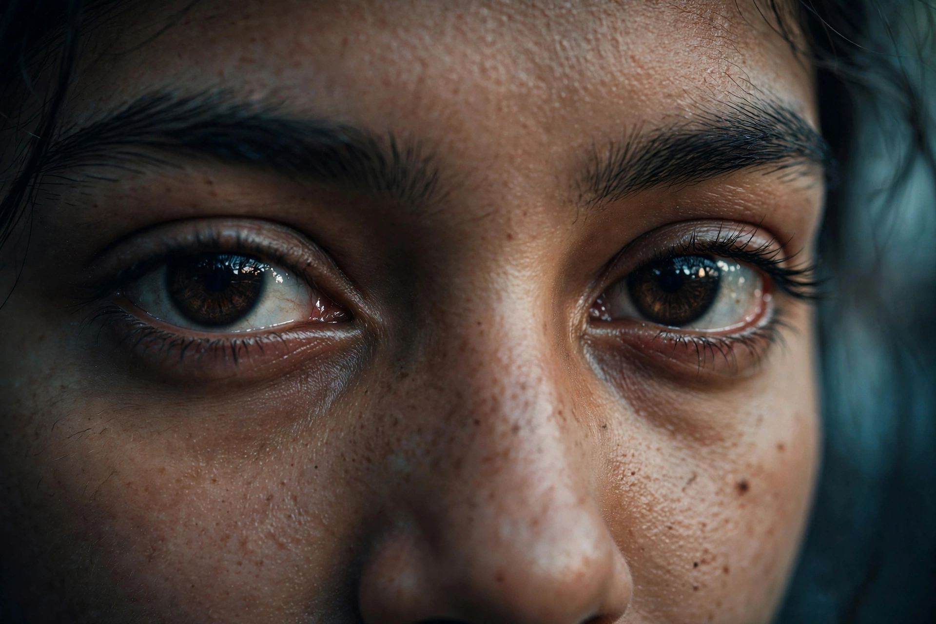 Cinematic Eyes Close-Up Portrait Prompt