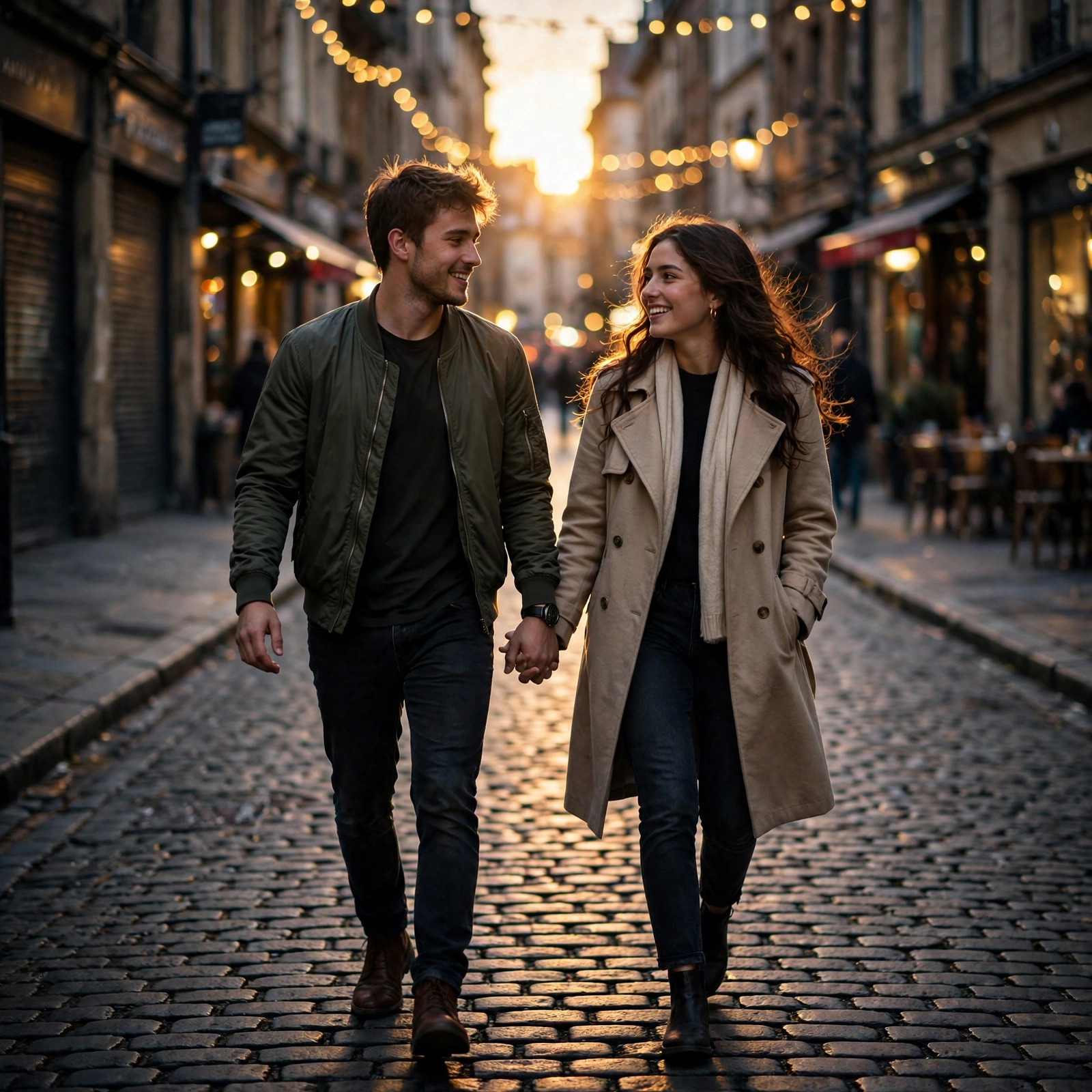 Cinematic Young Couple Love