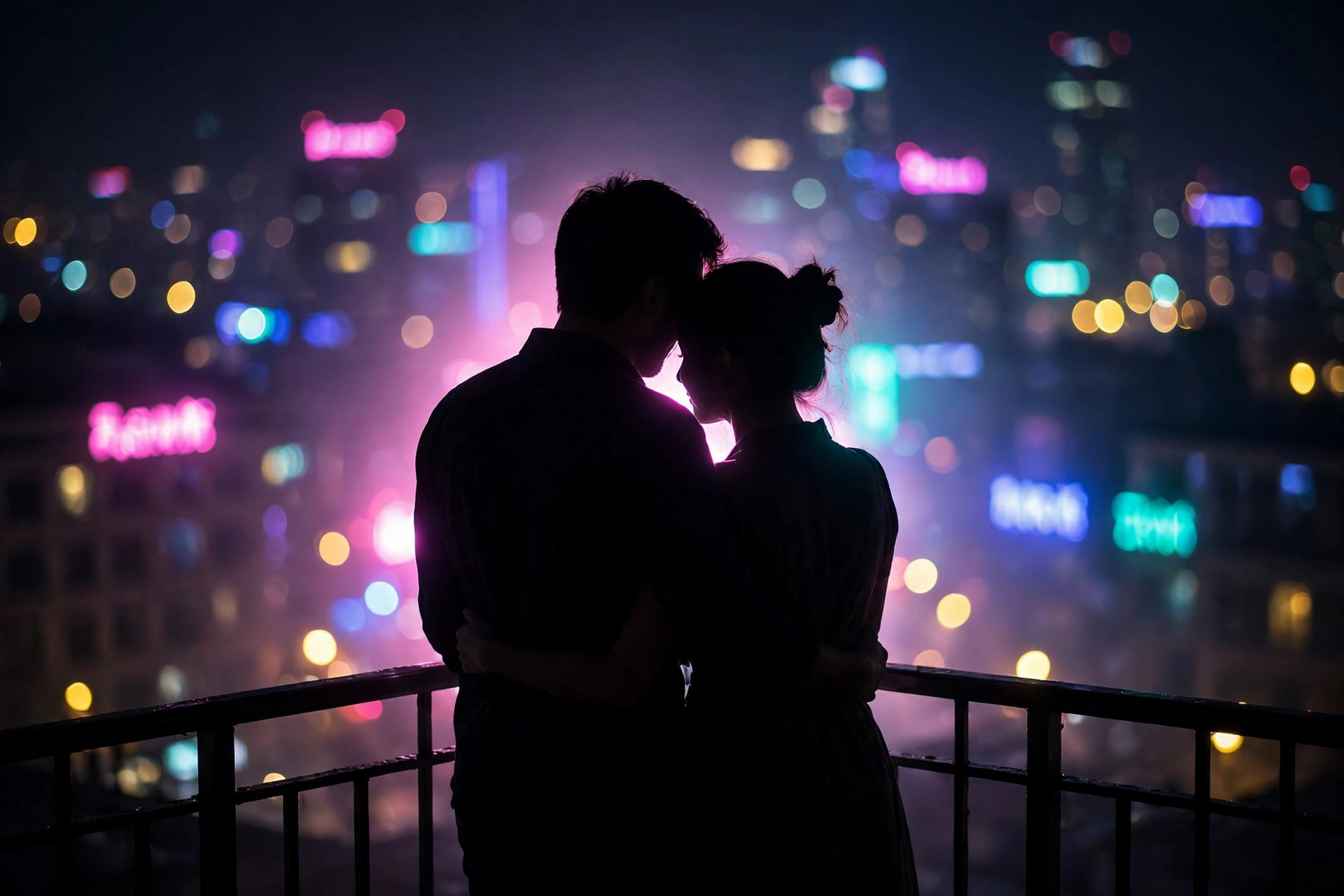 City Light Silhouette