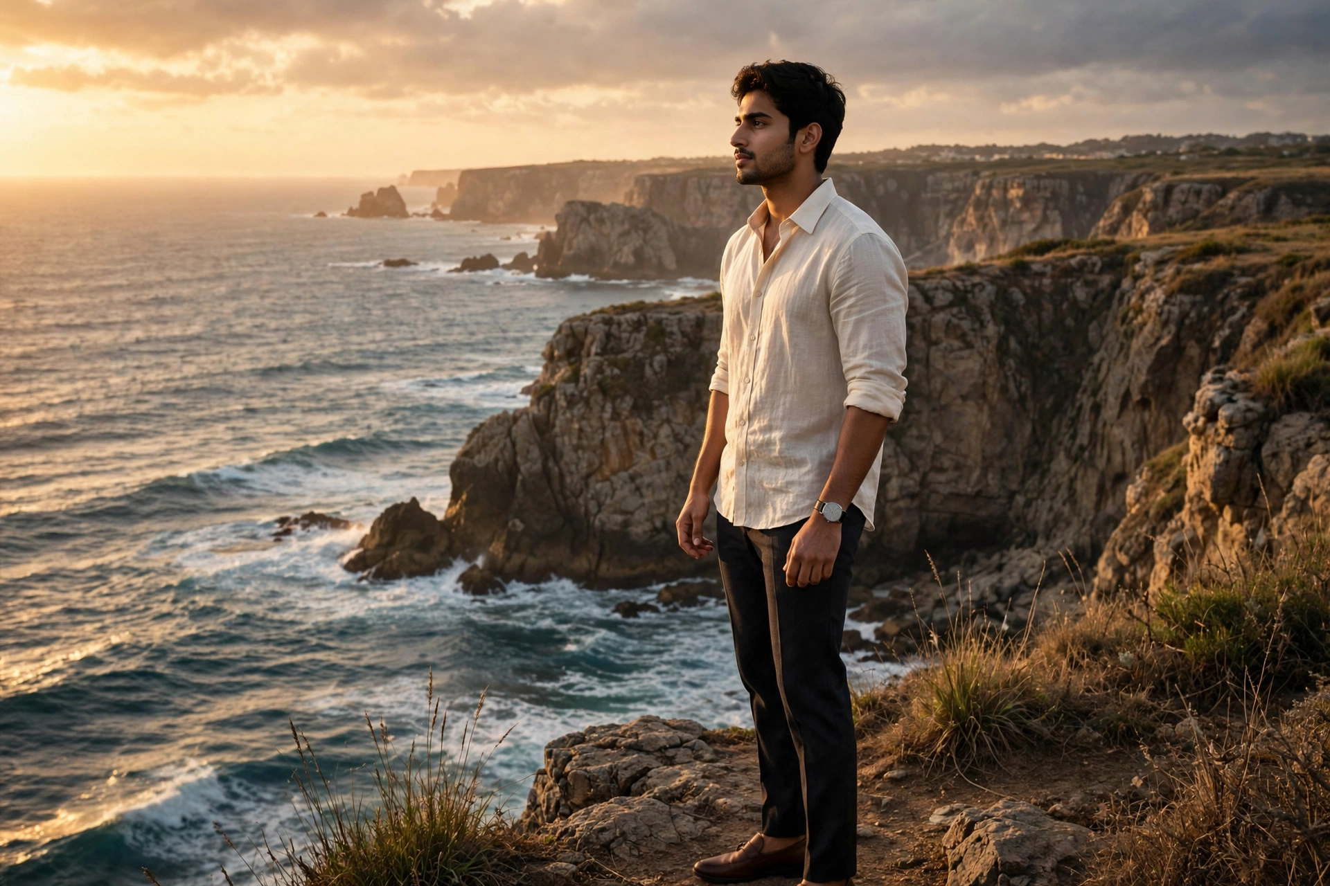 Coastal Cliff Portrait
