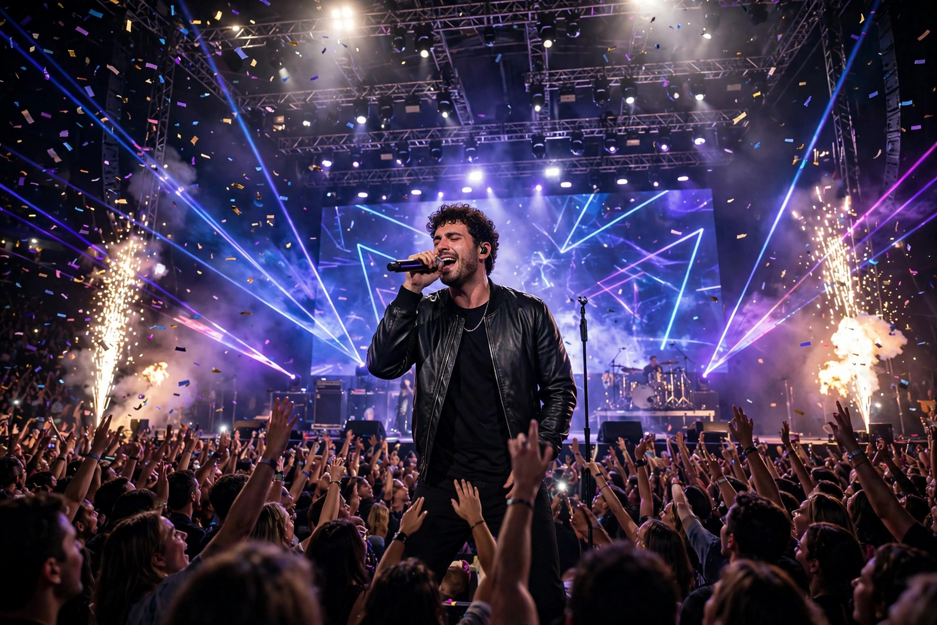 Concert Stage Performance Photo Prompt