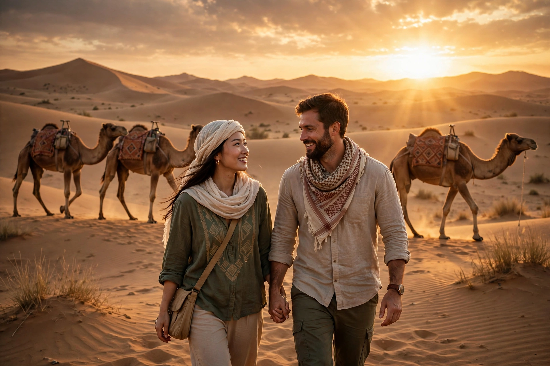 Couple Desert Safari