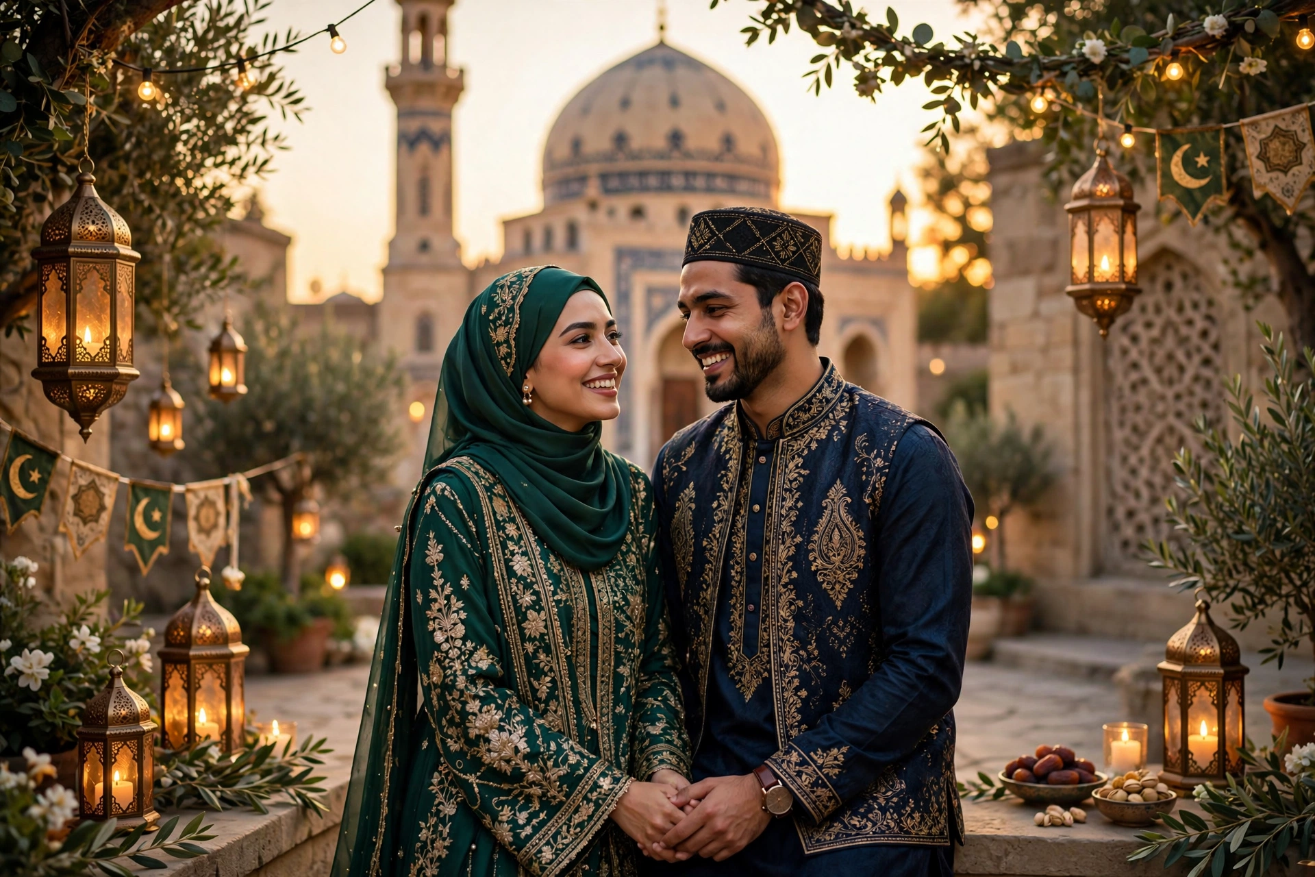 Couple Eid Celebration