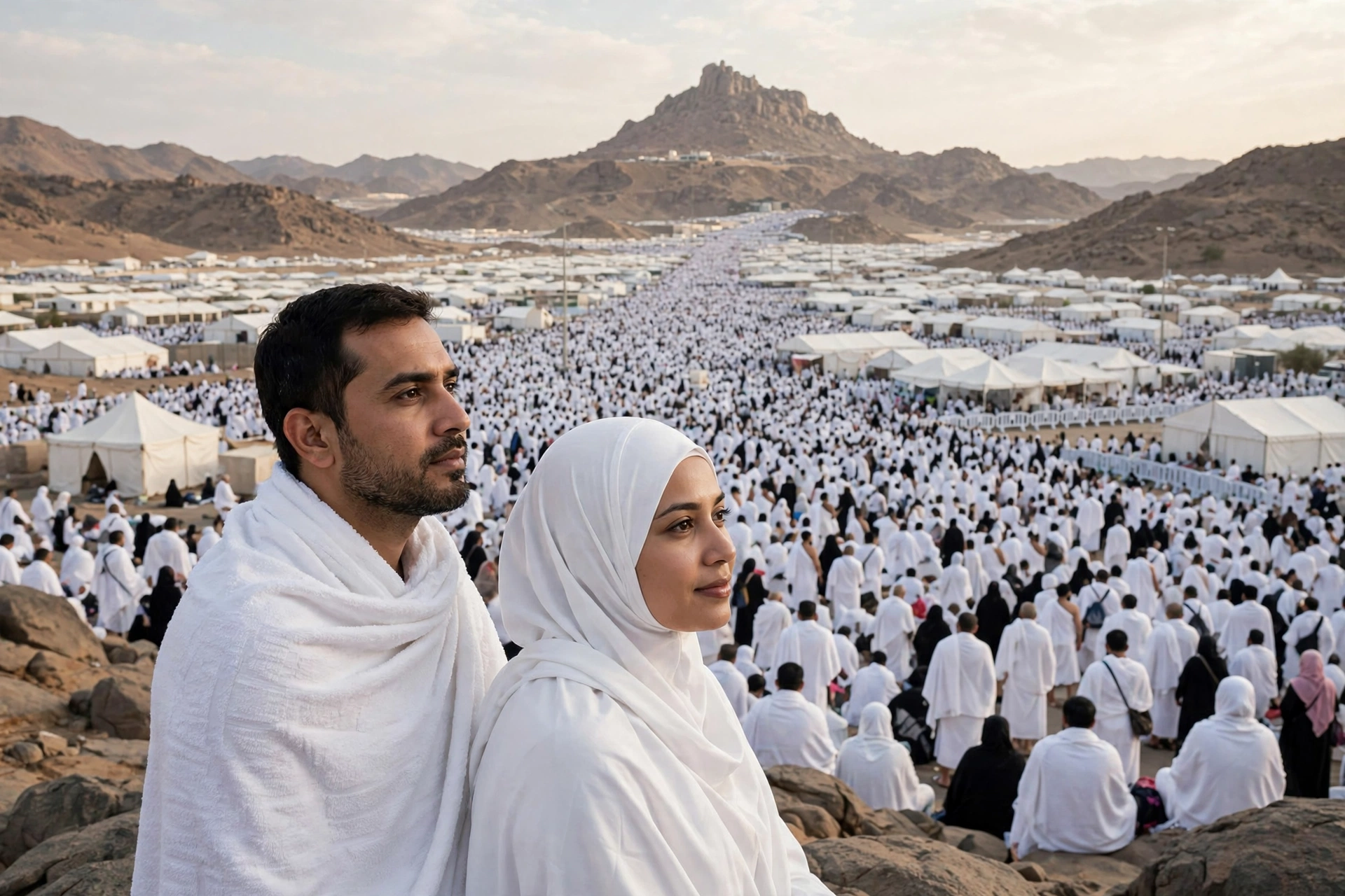 Couple Hajj Pilgrimage