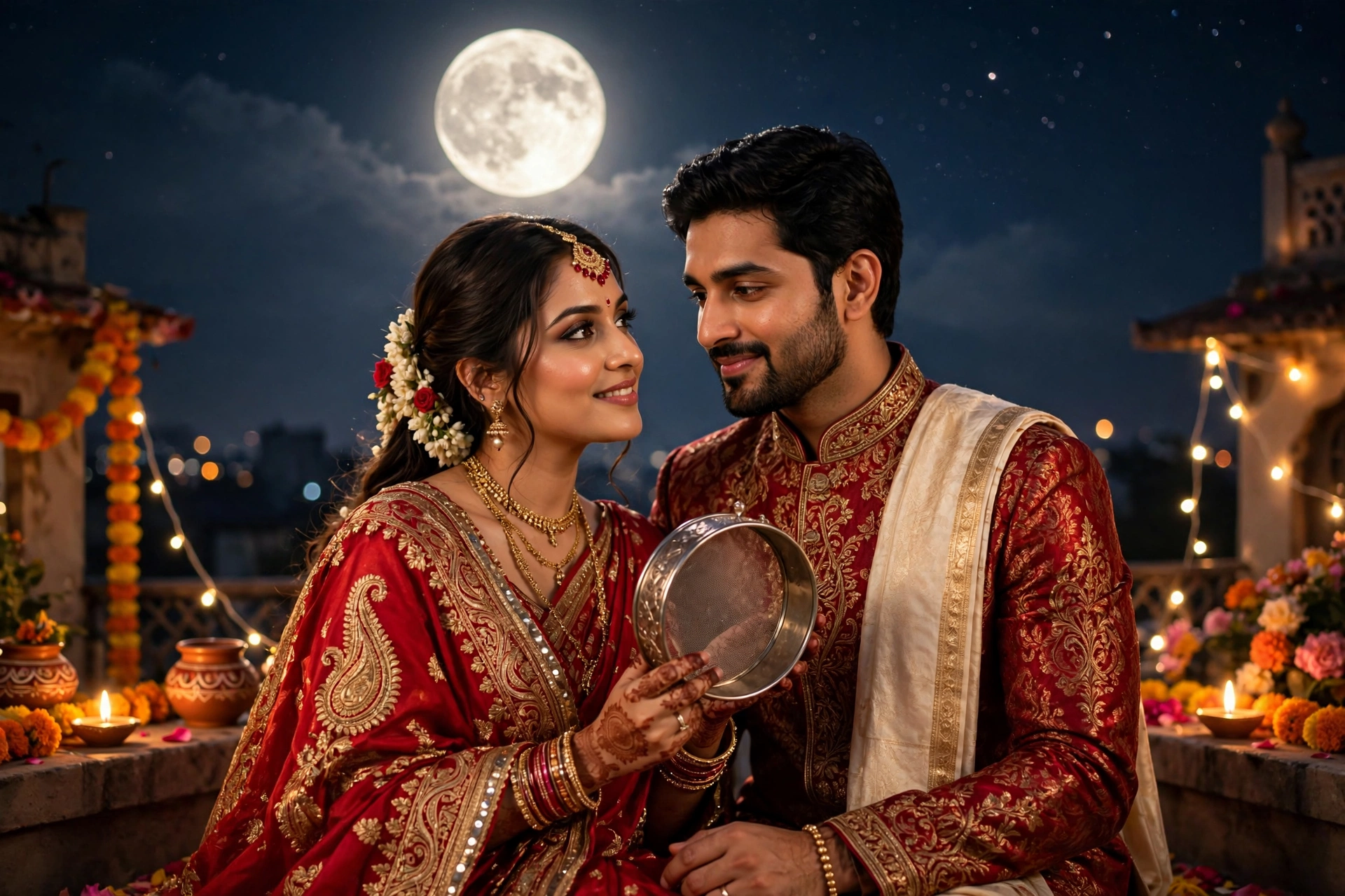 Couple Karwa Chauth