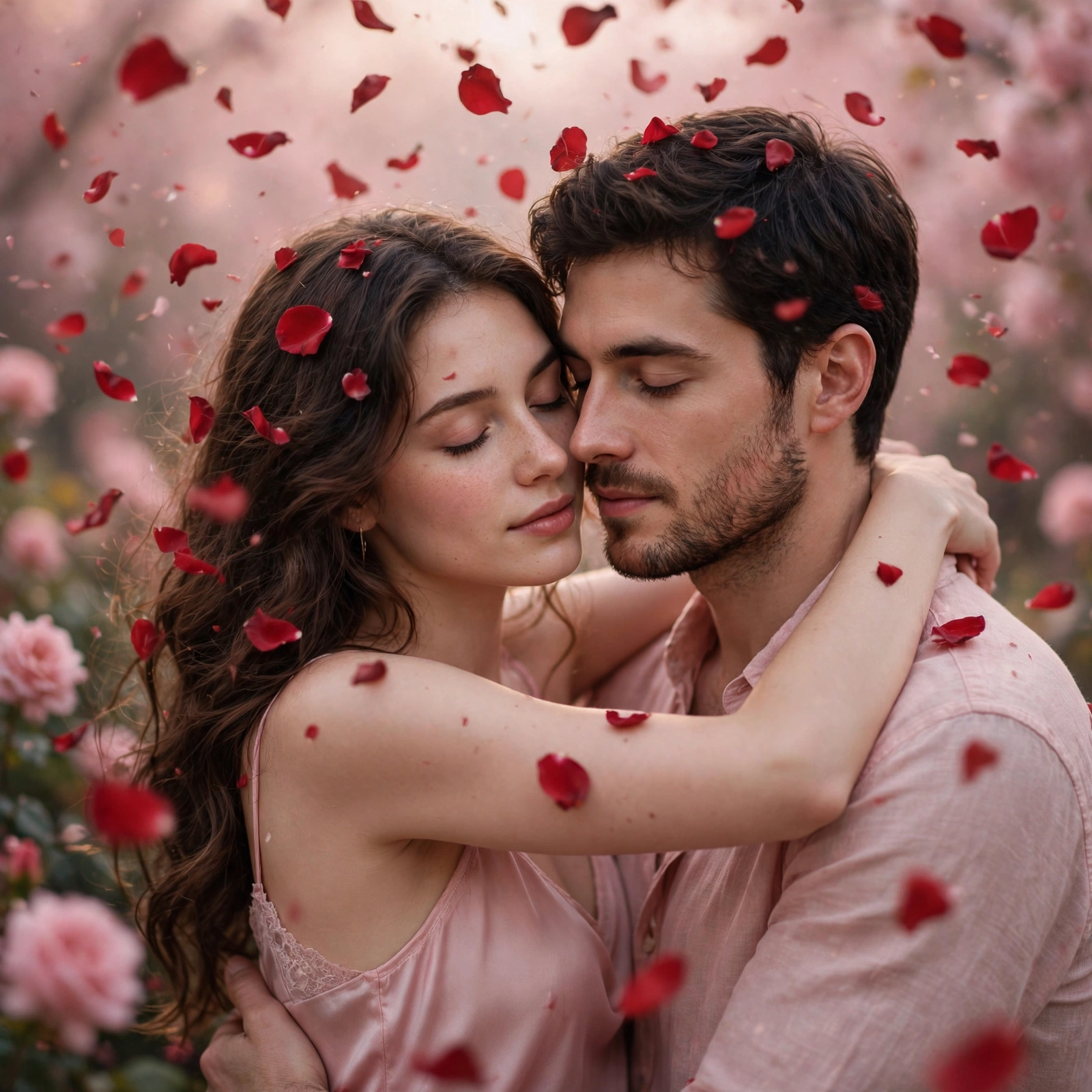 Couple Rose Petals
