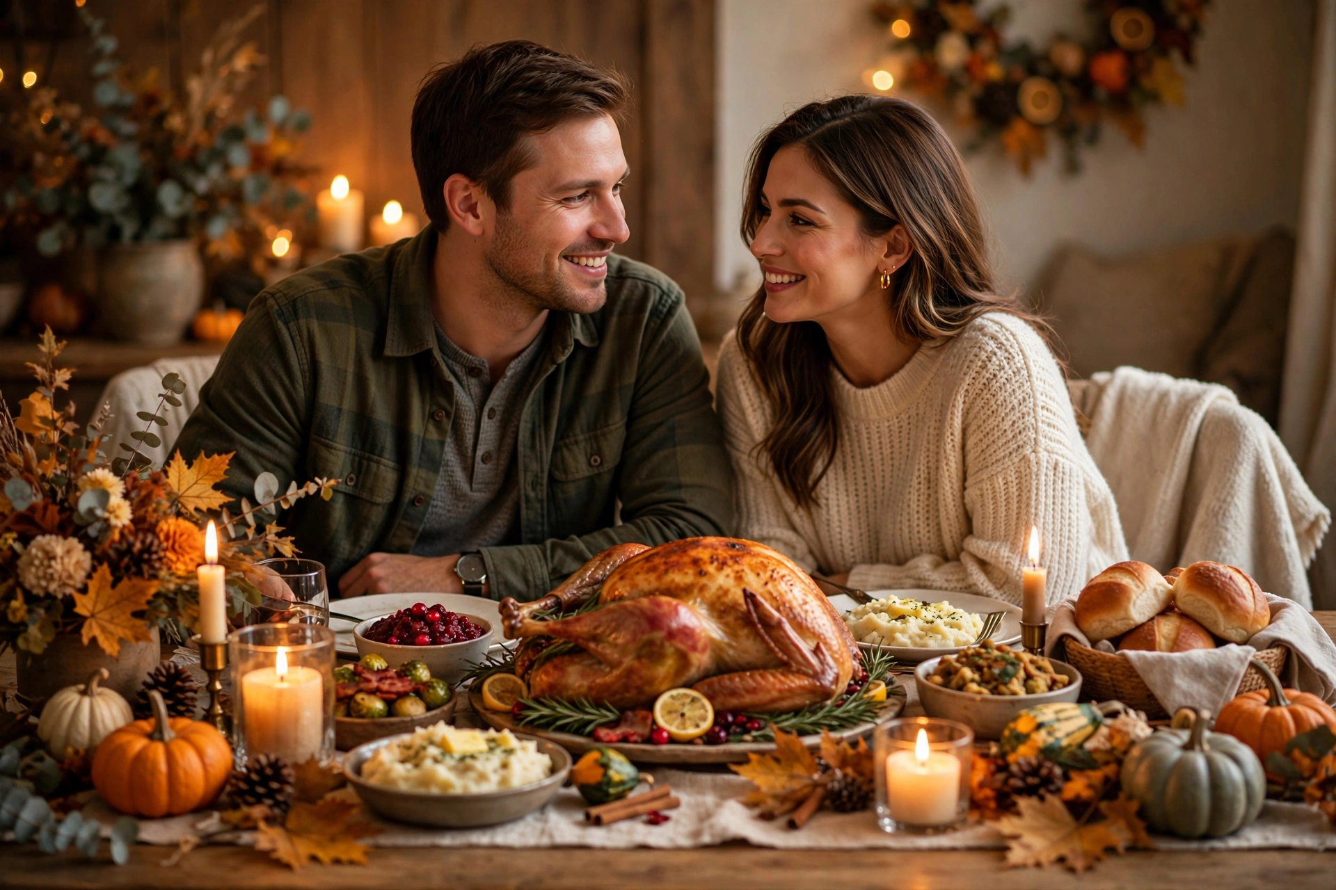 Couple Thanksgiving