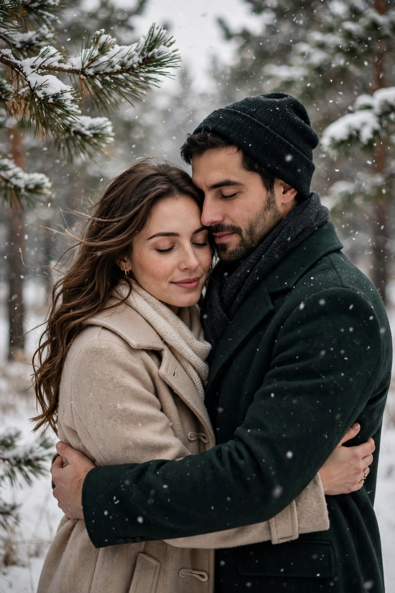 Couple Winter Portrait