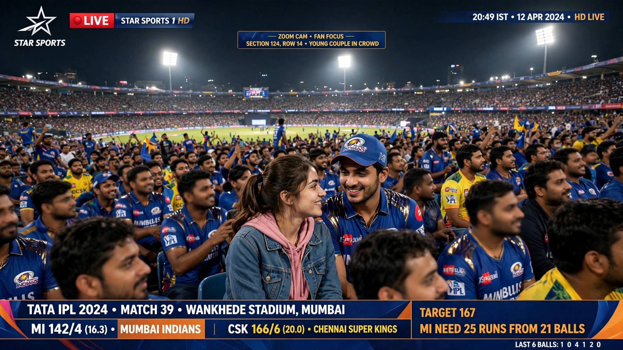 Cricket Broadcast Couple