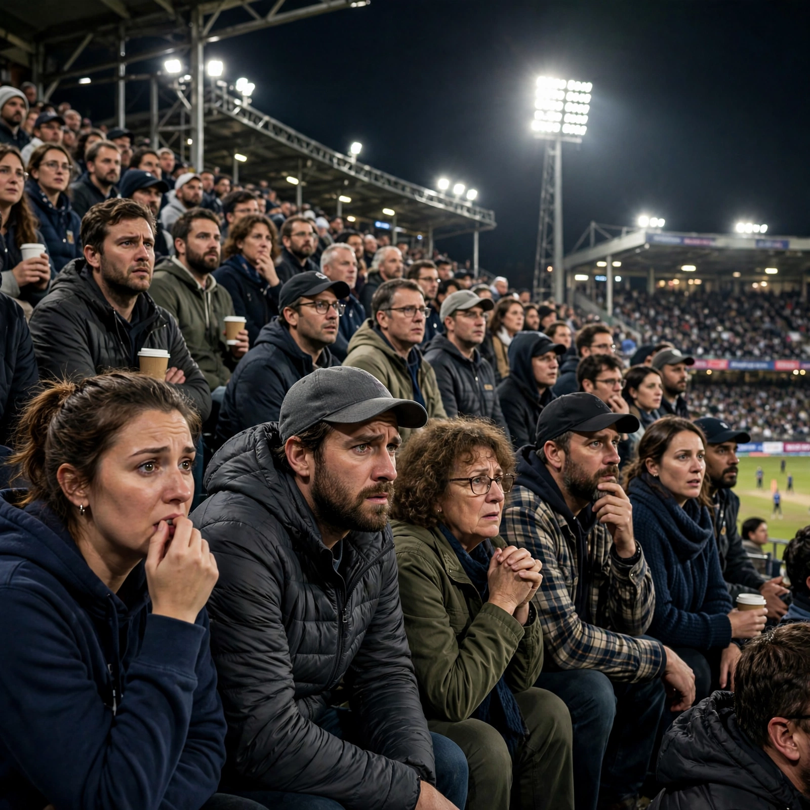 Cricket Stadium Crowd Cutaway Video Prompt