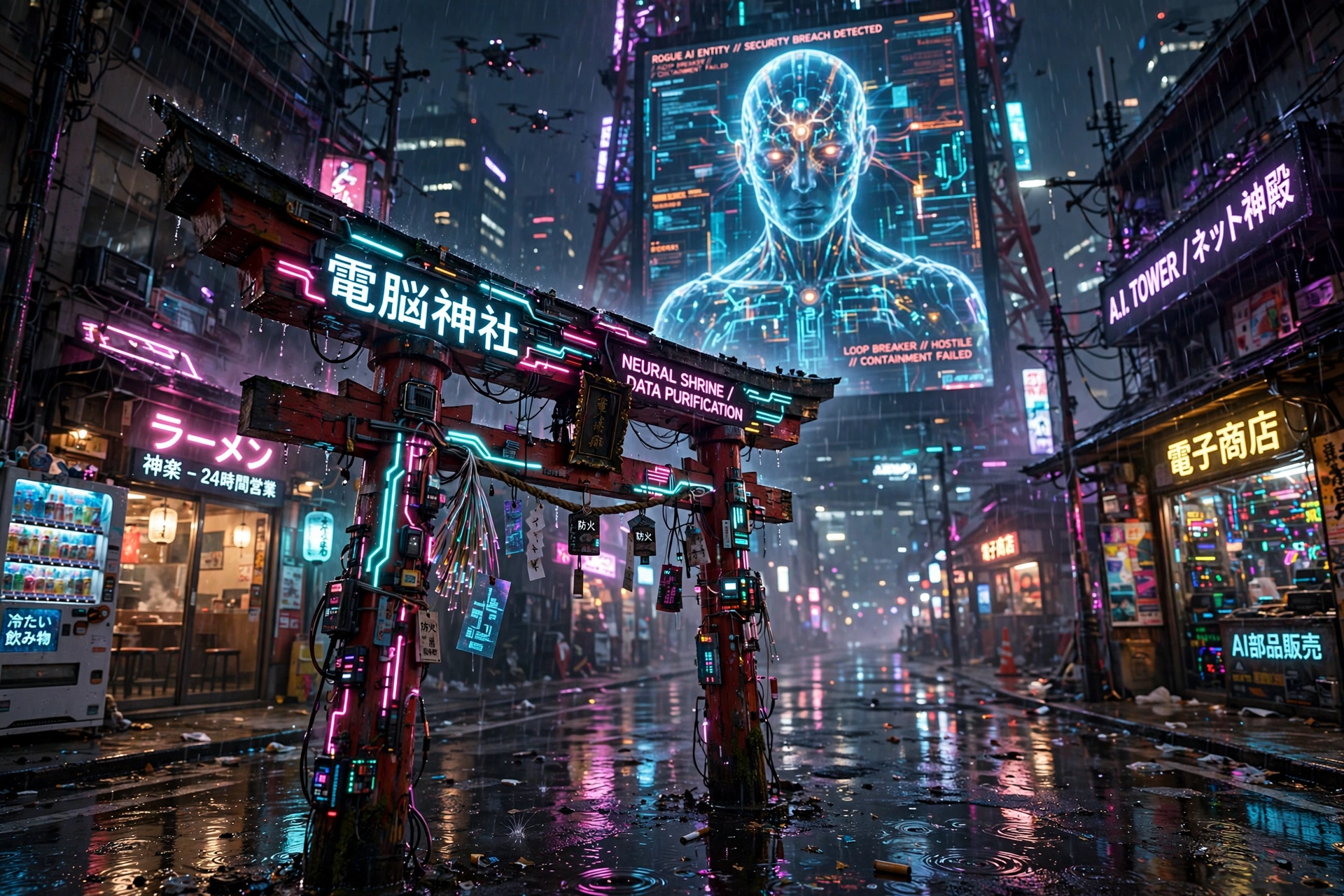 Cyber Shrine Neon