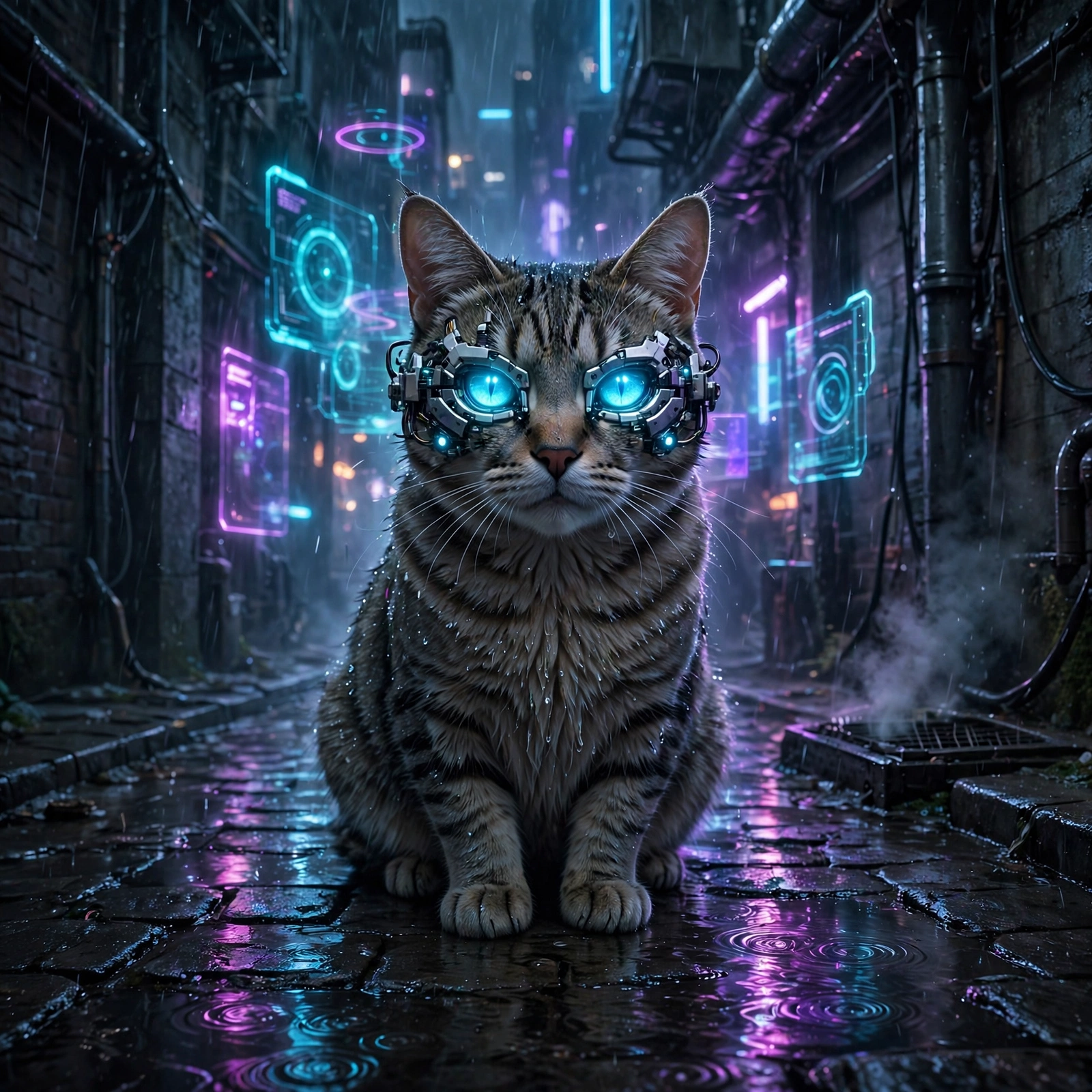 Cyberpunk Alley Cat