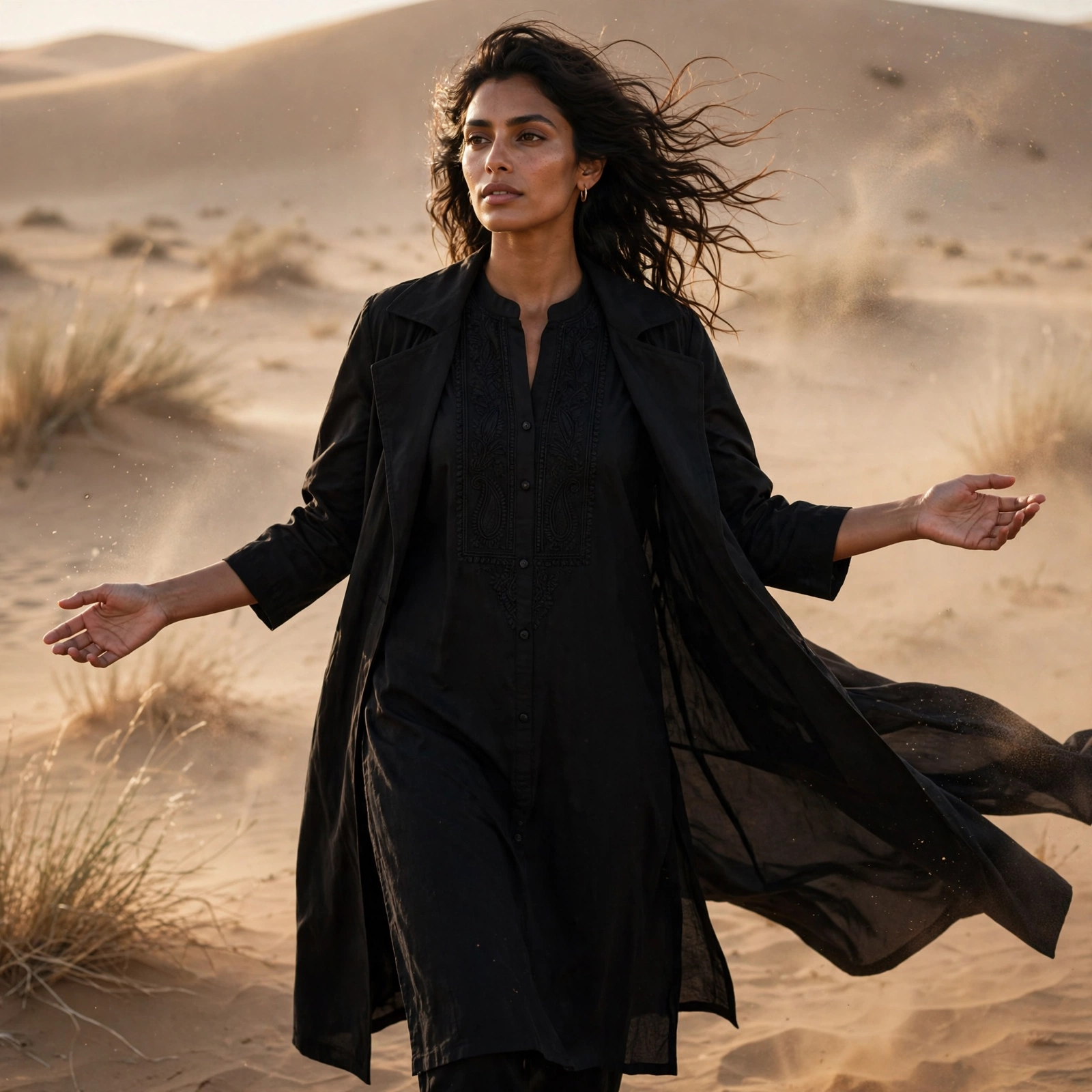 Desert All-Black Outfit