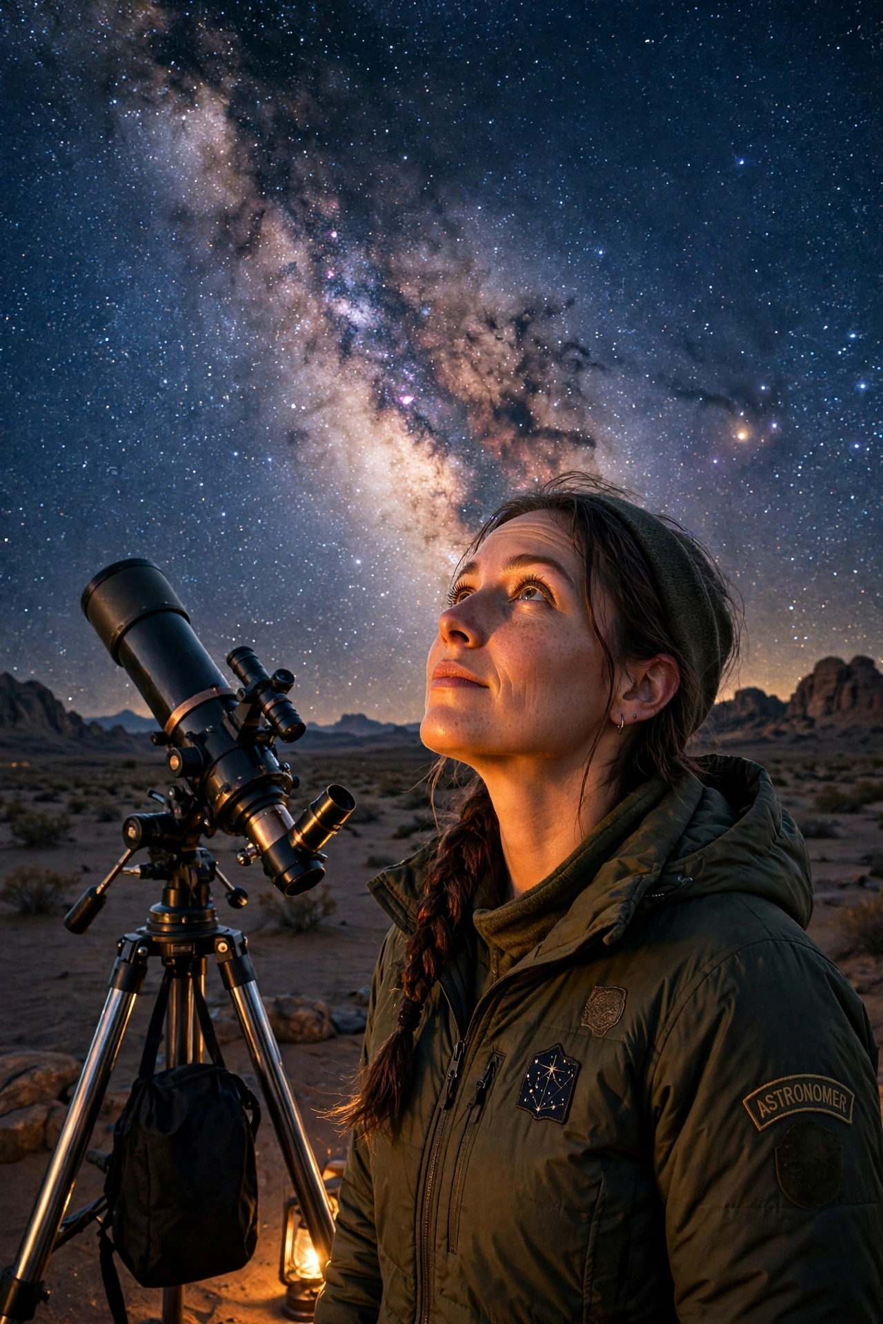 Desert Night Astronomer