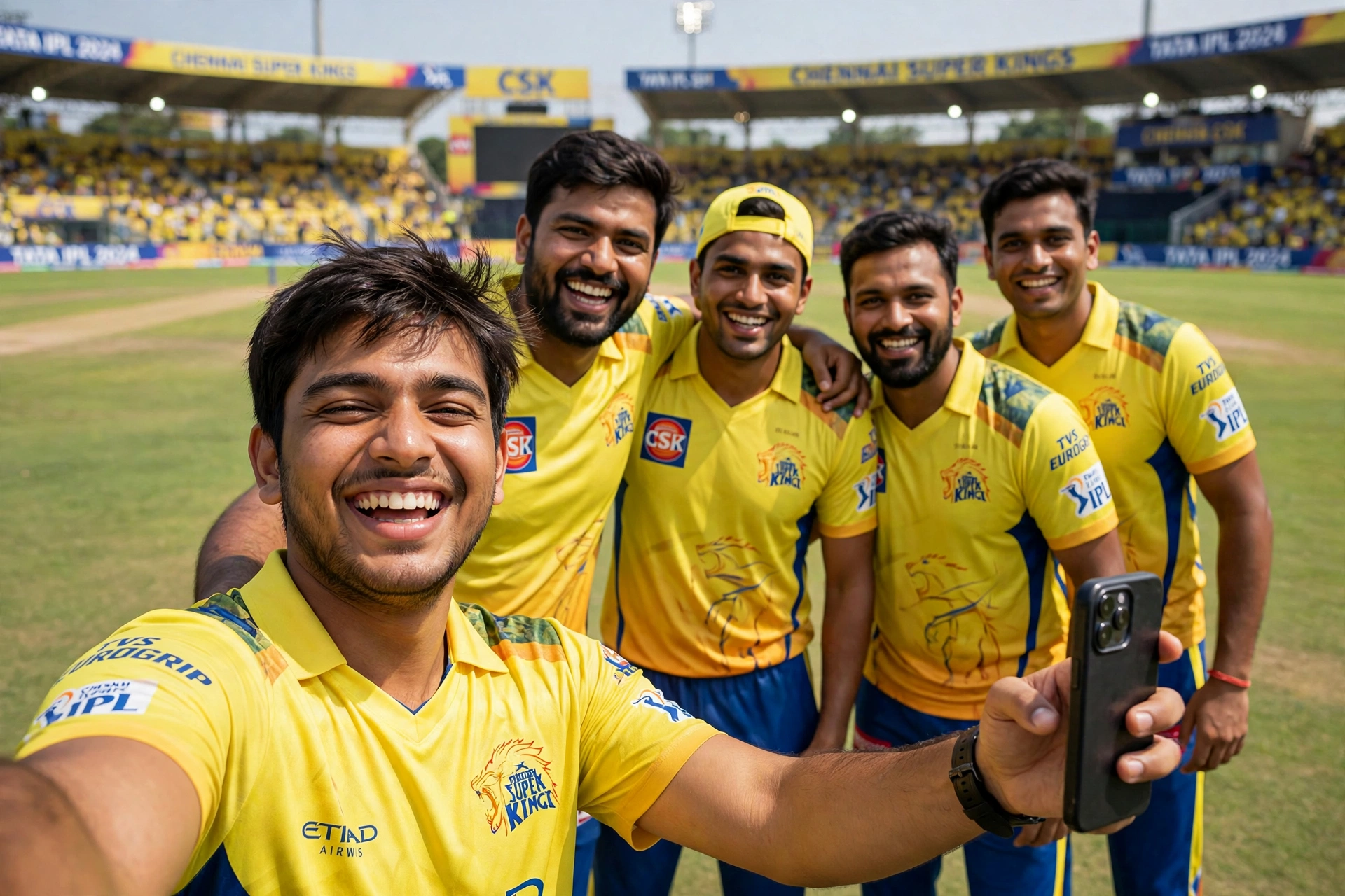 Dhoni Selfie Fan
