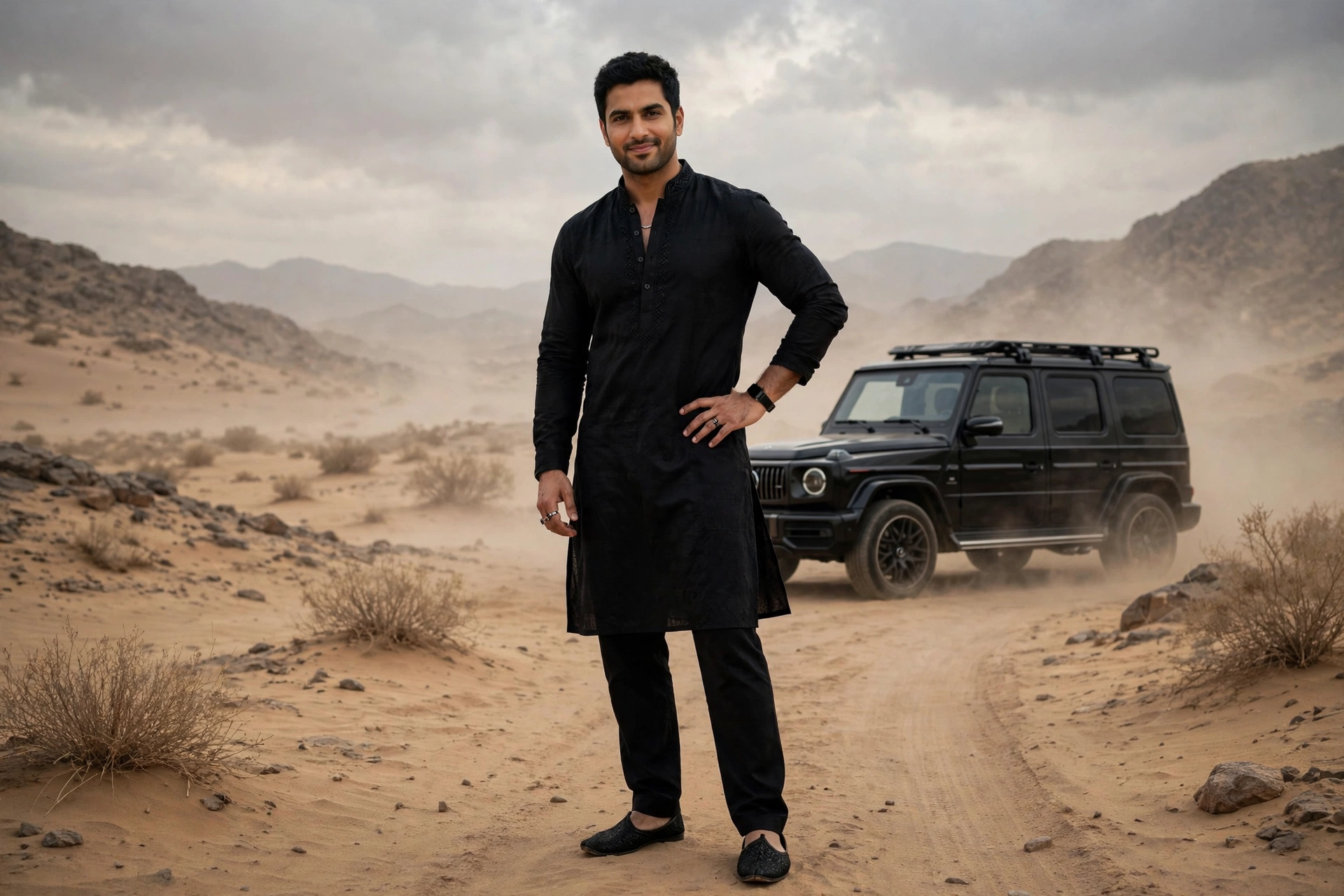 Dhurandhar Desert Movie Scene