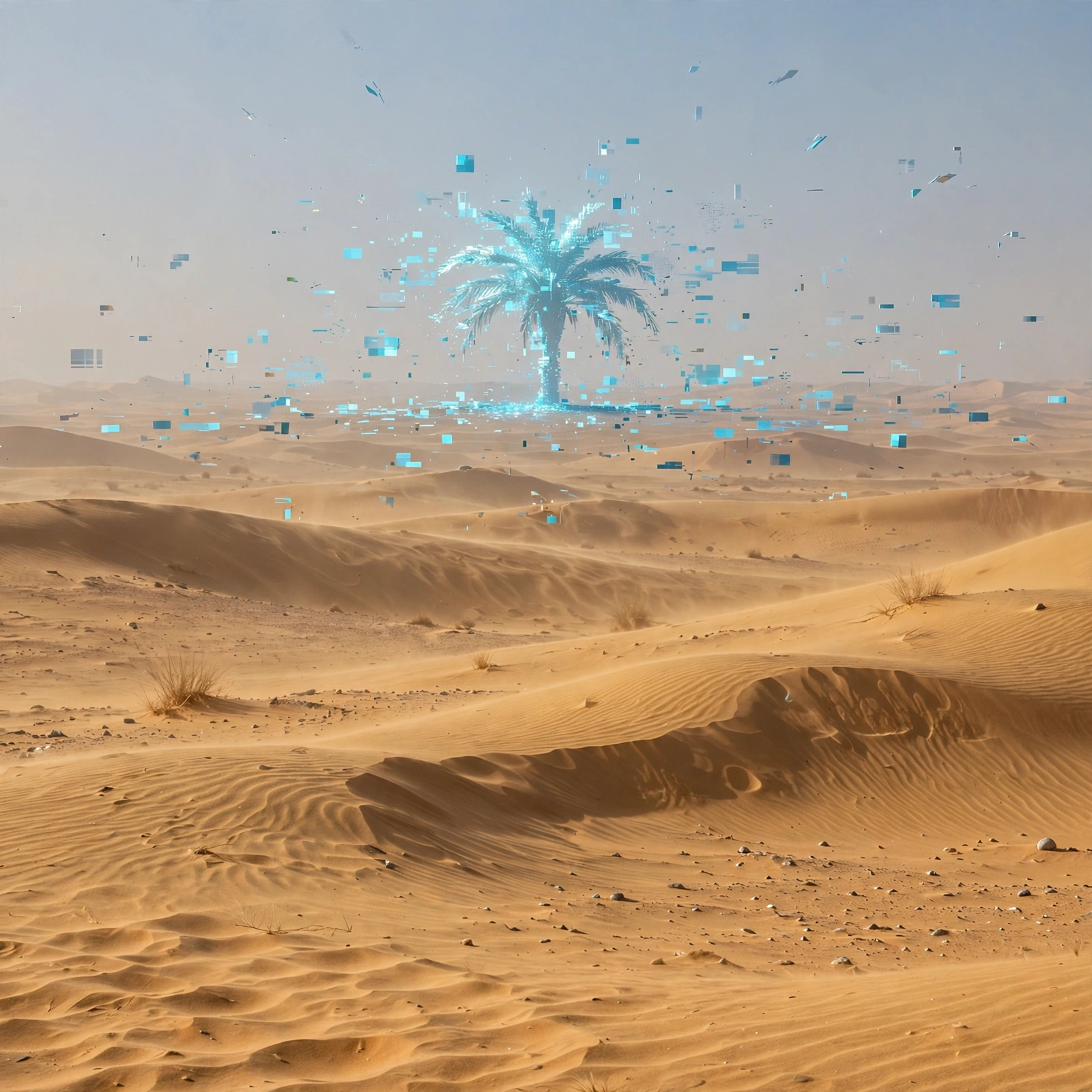 Digital Palm Mirage