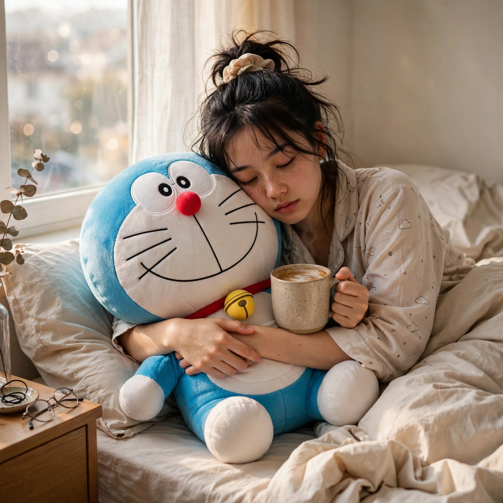 Sleepy Morning with Doraemon