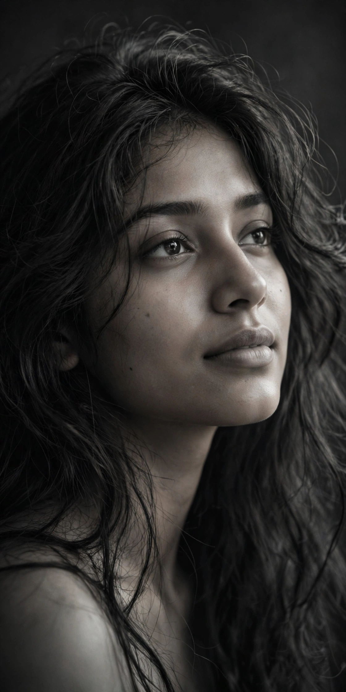 Dreamy Black White Wallpaper