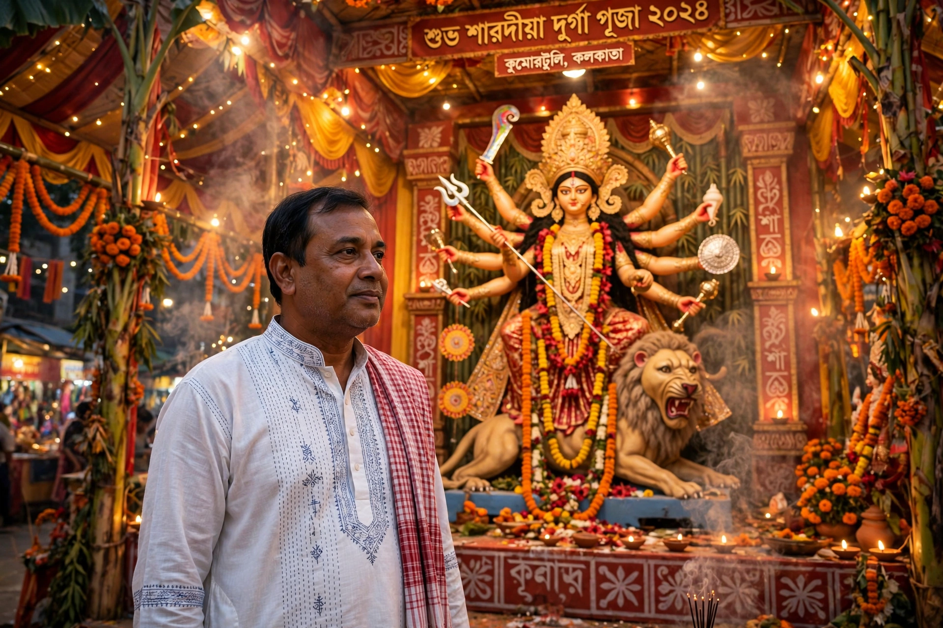 Durga Puja Man