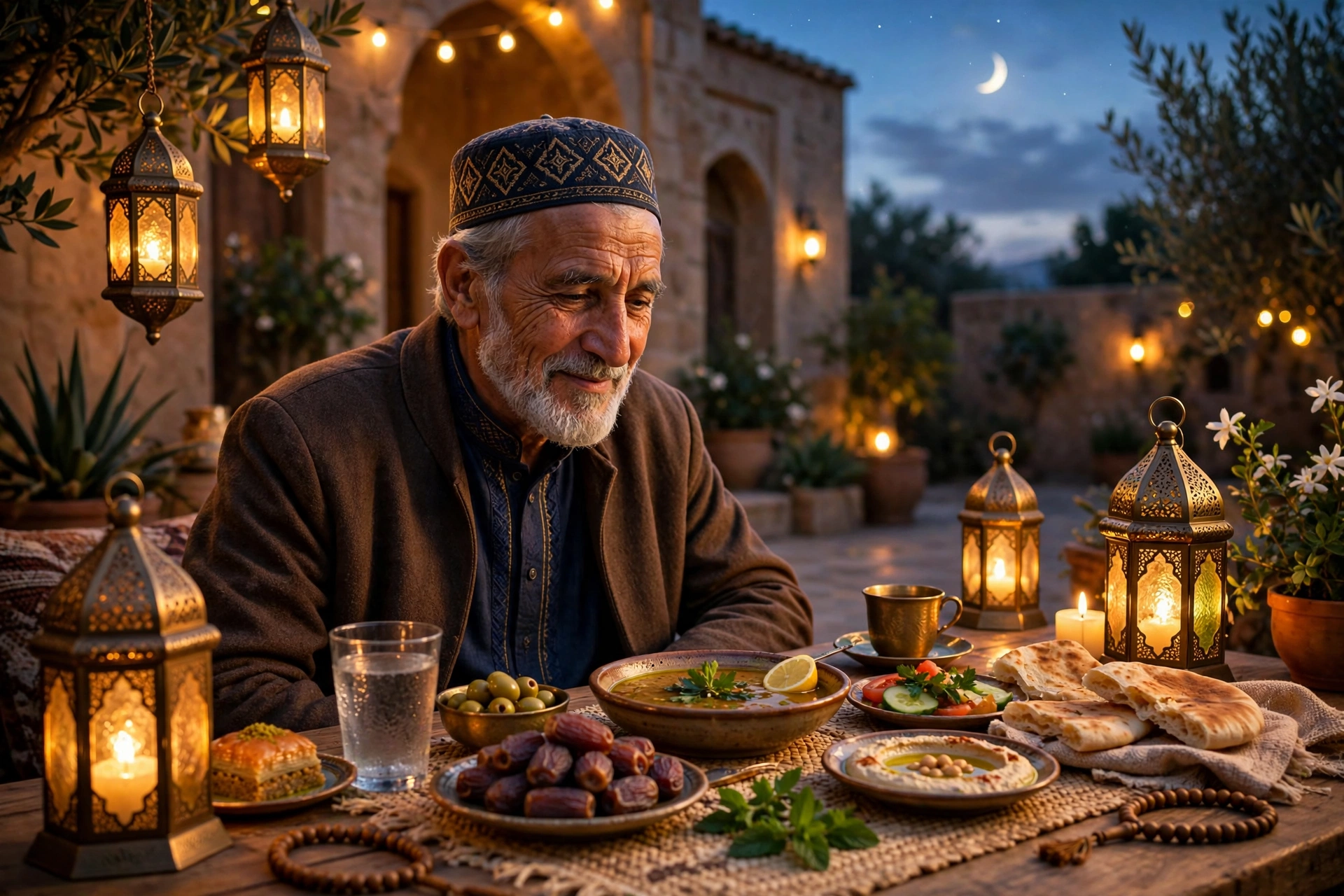 Elderly Man Ramadan Kareem