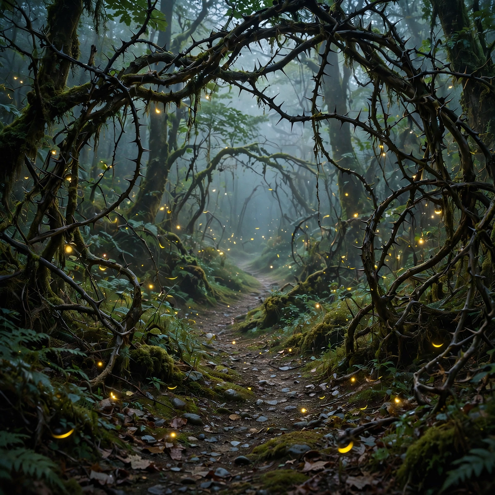 Enchanted Thornwood Path
