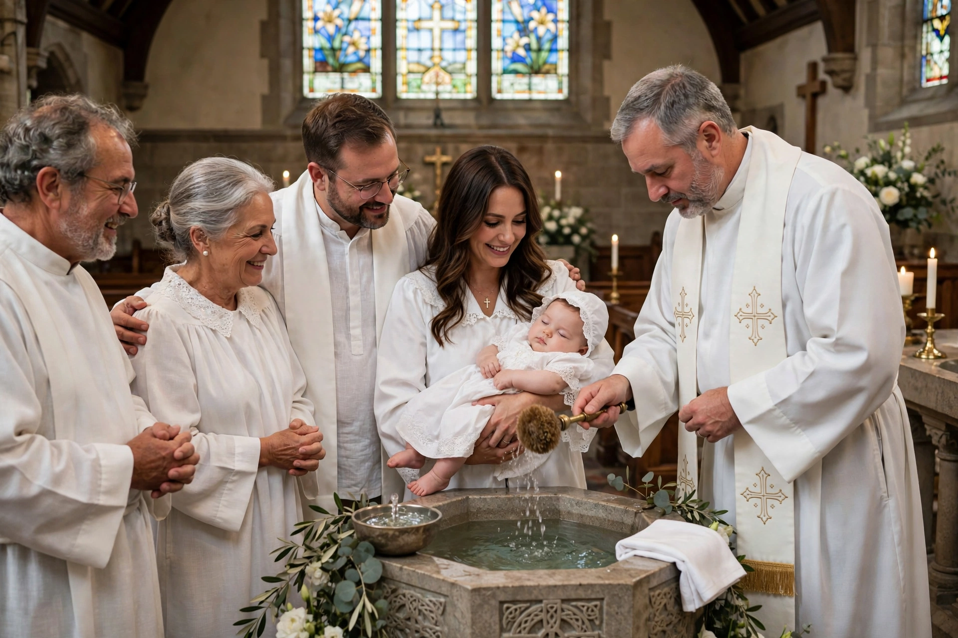 Family Baptism Ceremony