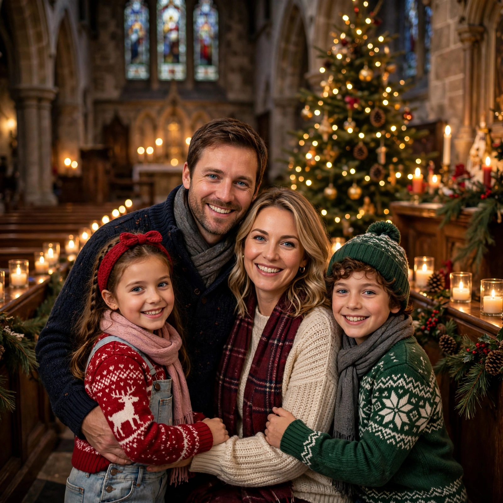 Family Christmas Church