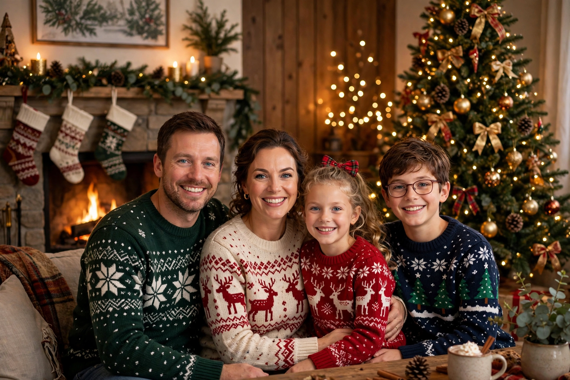 Family Christmas Portrait
