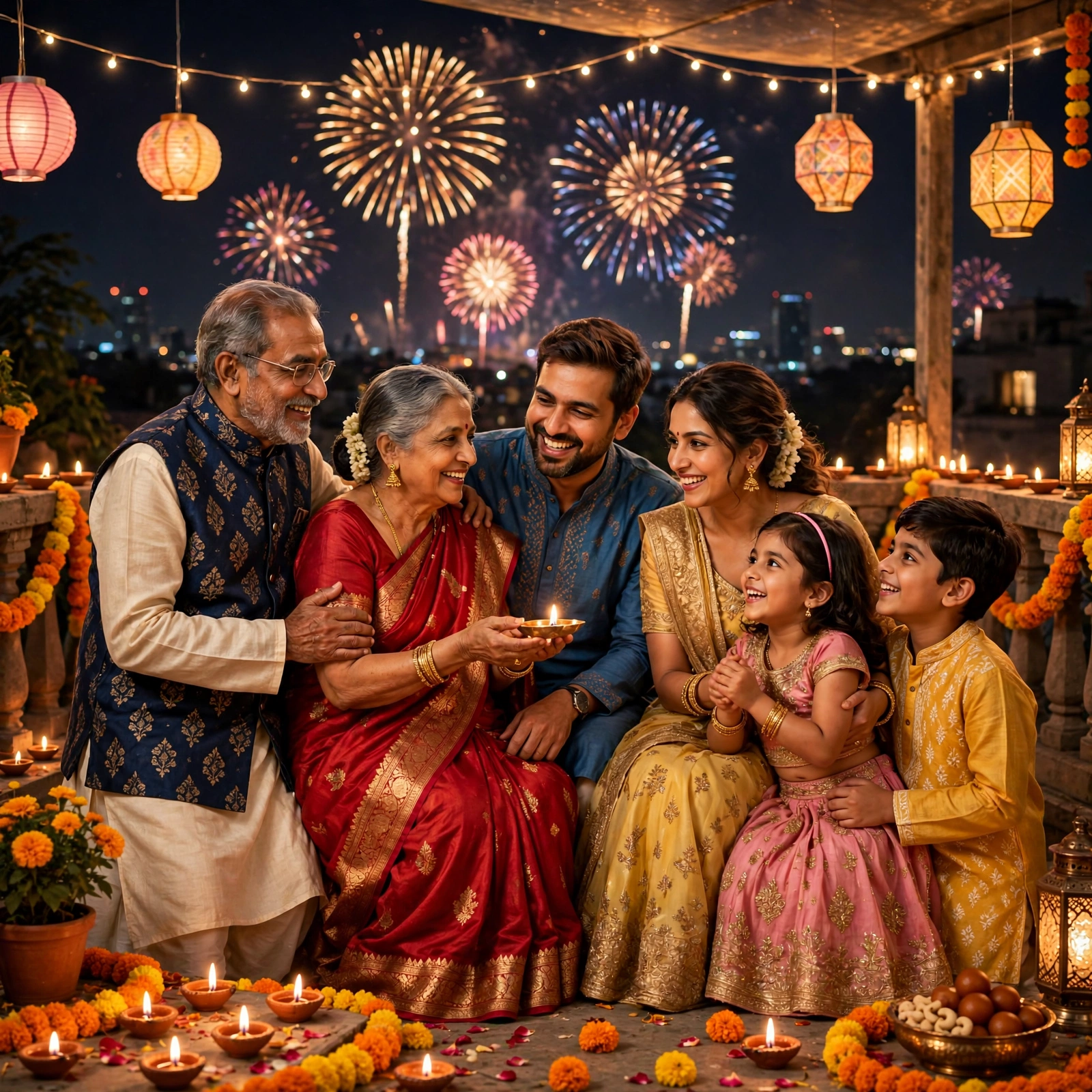 Family Diwali Celebration
