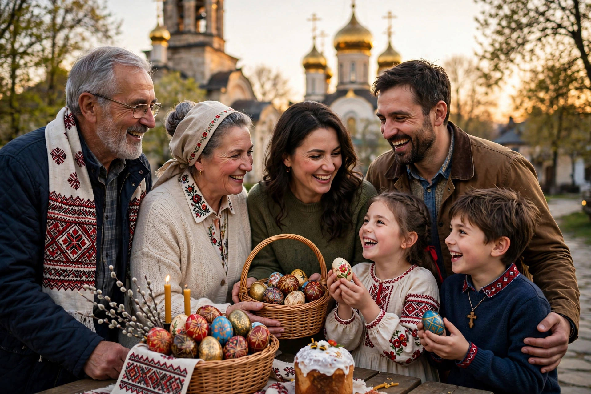 Family Orthodox Easter