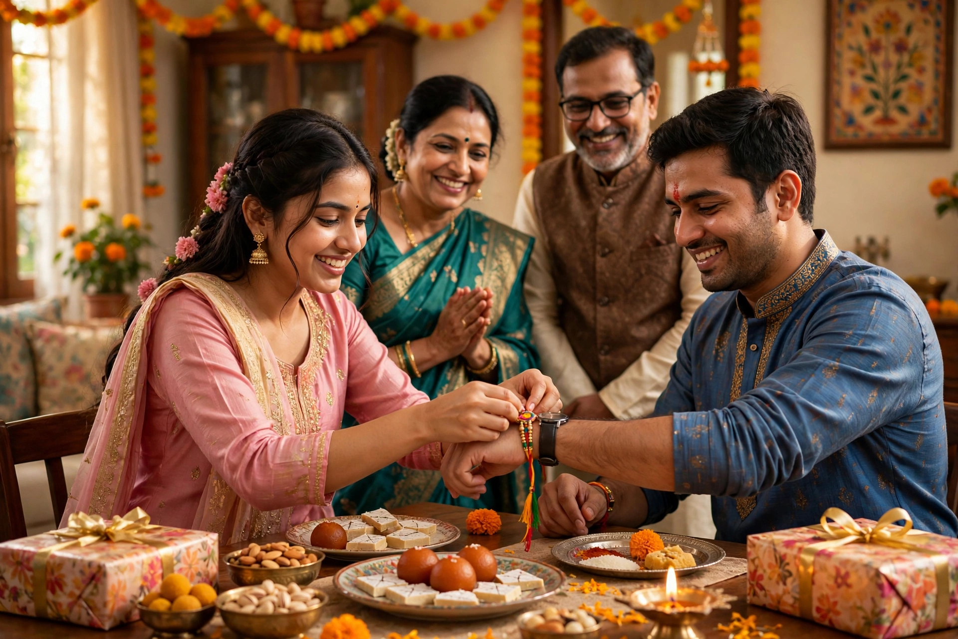 Family Raksha Bandhan