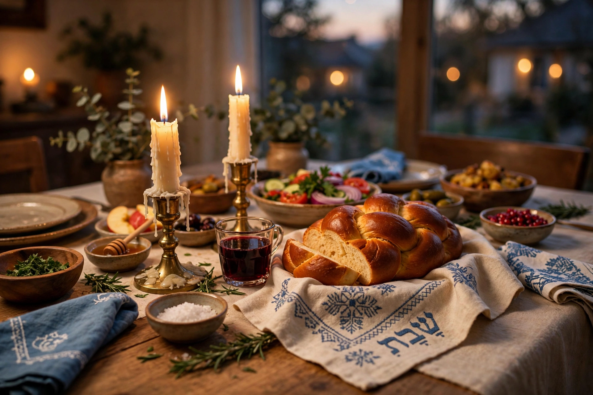 Family Shabbat Table