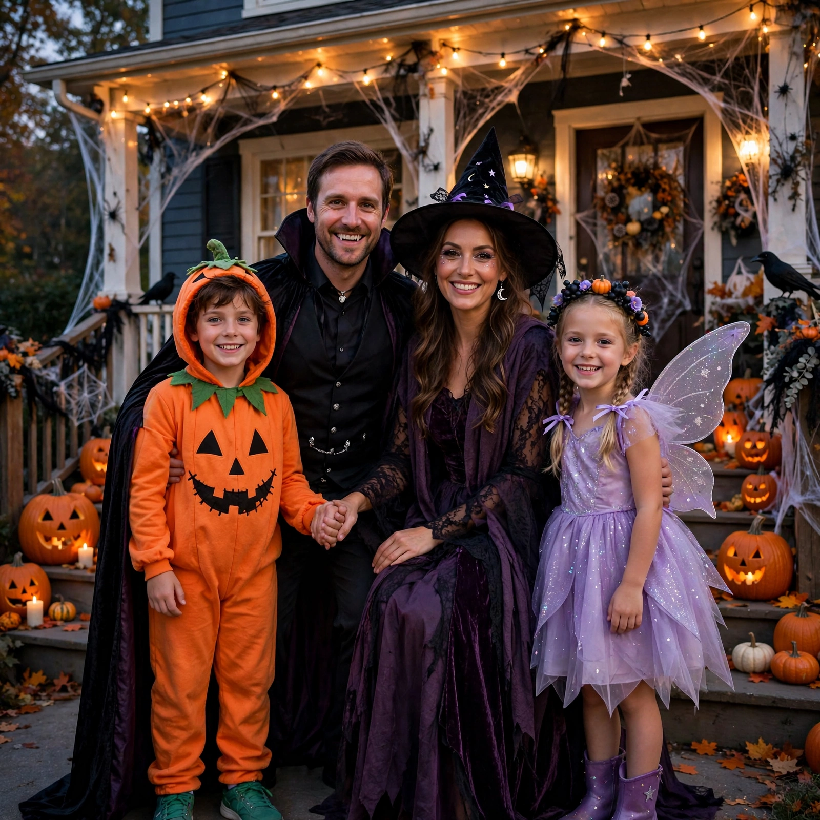 Family Spooky Portrait