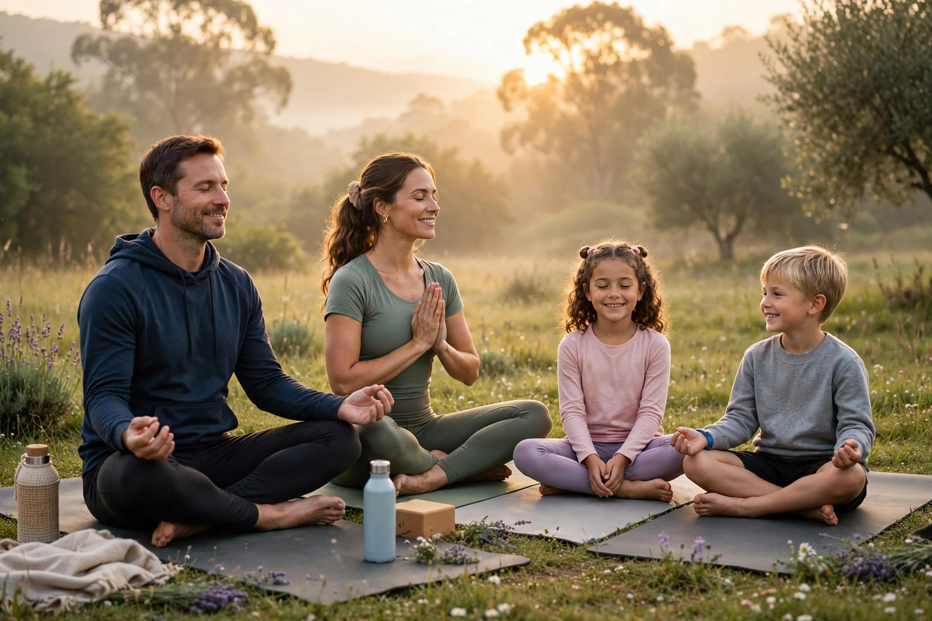 Family Yoga Pose