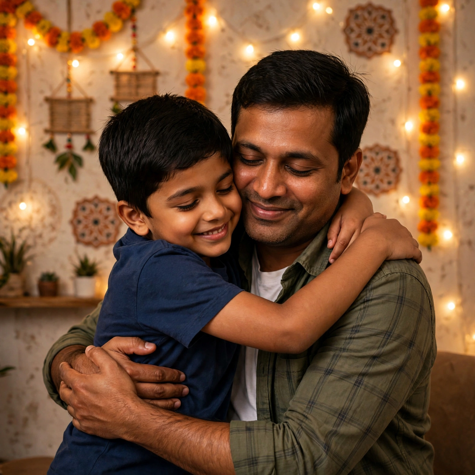 Father's Day Hugging Father Photo Prompt