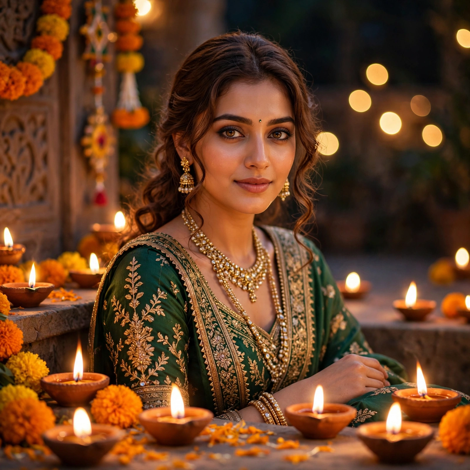 Festive Woman Diwali