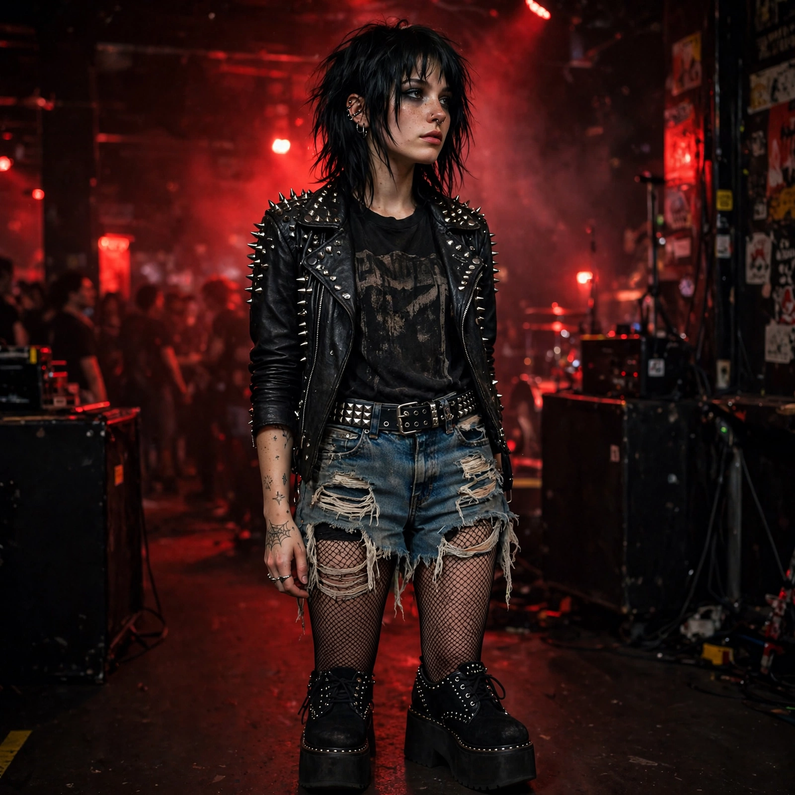 Fishnet Layer Punk