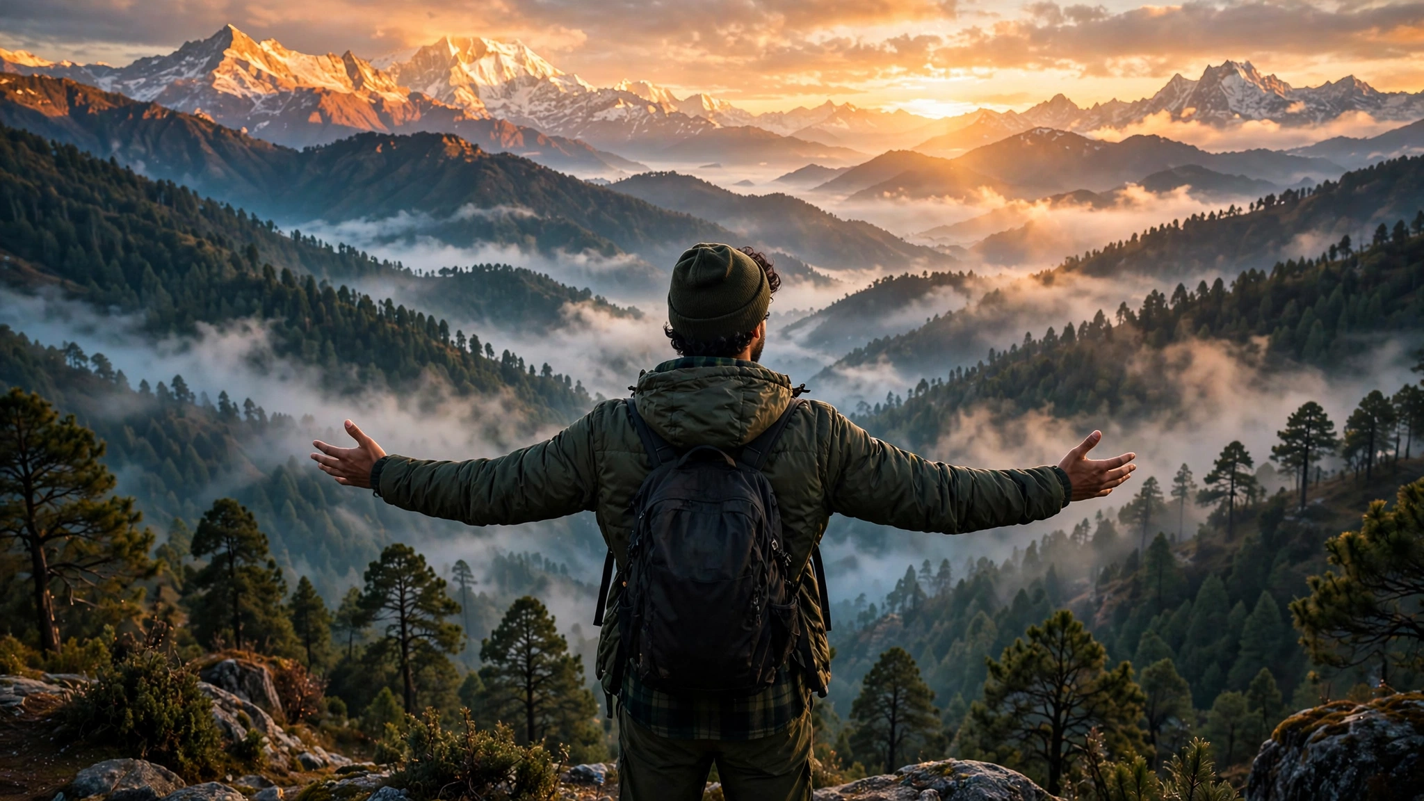 Flow AI Mountain View Vibe Video Prompt