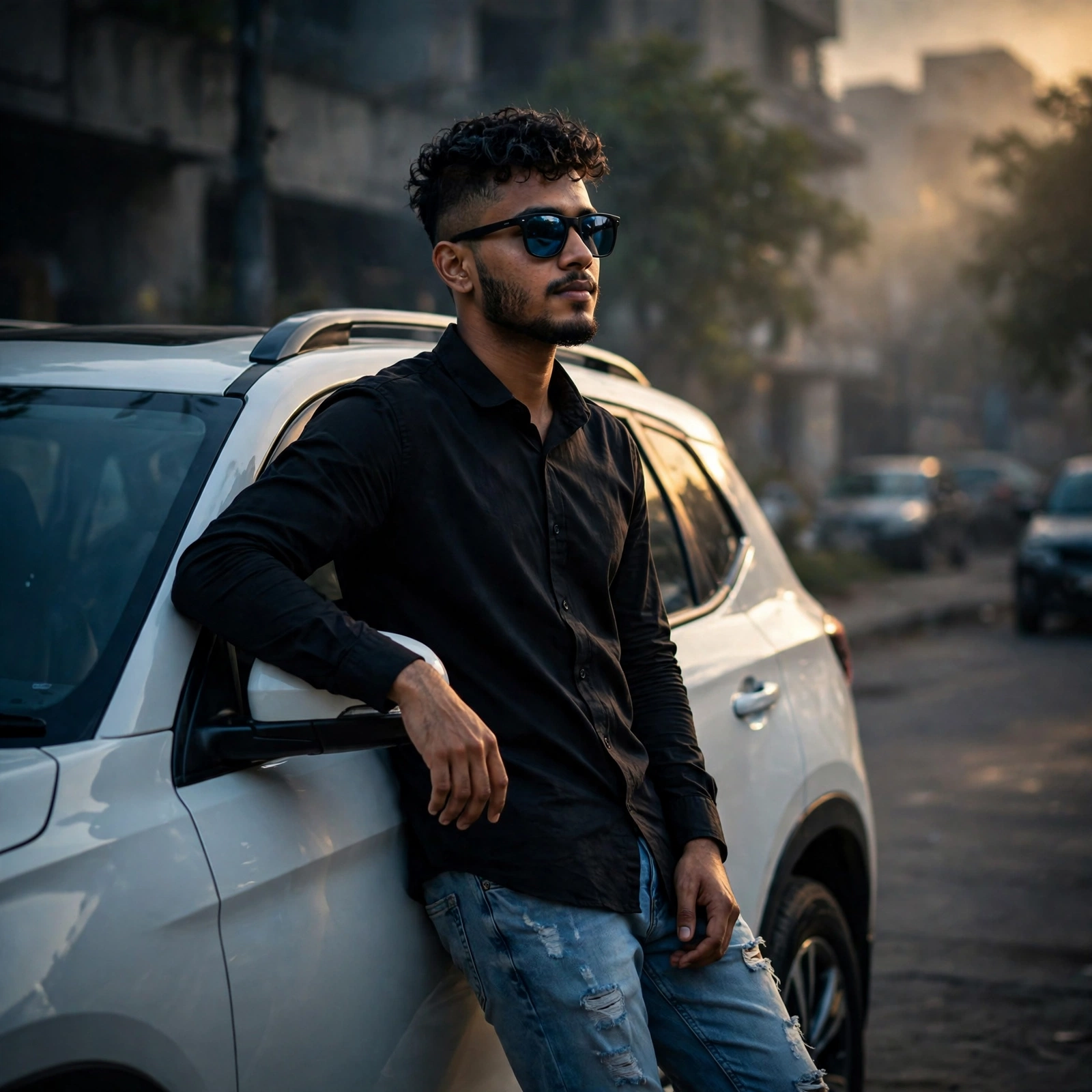 Fortuner Legender Lean Pose