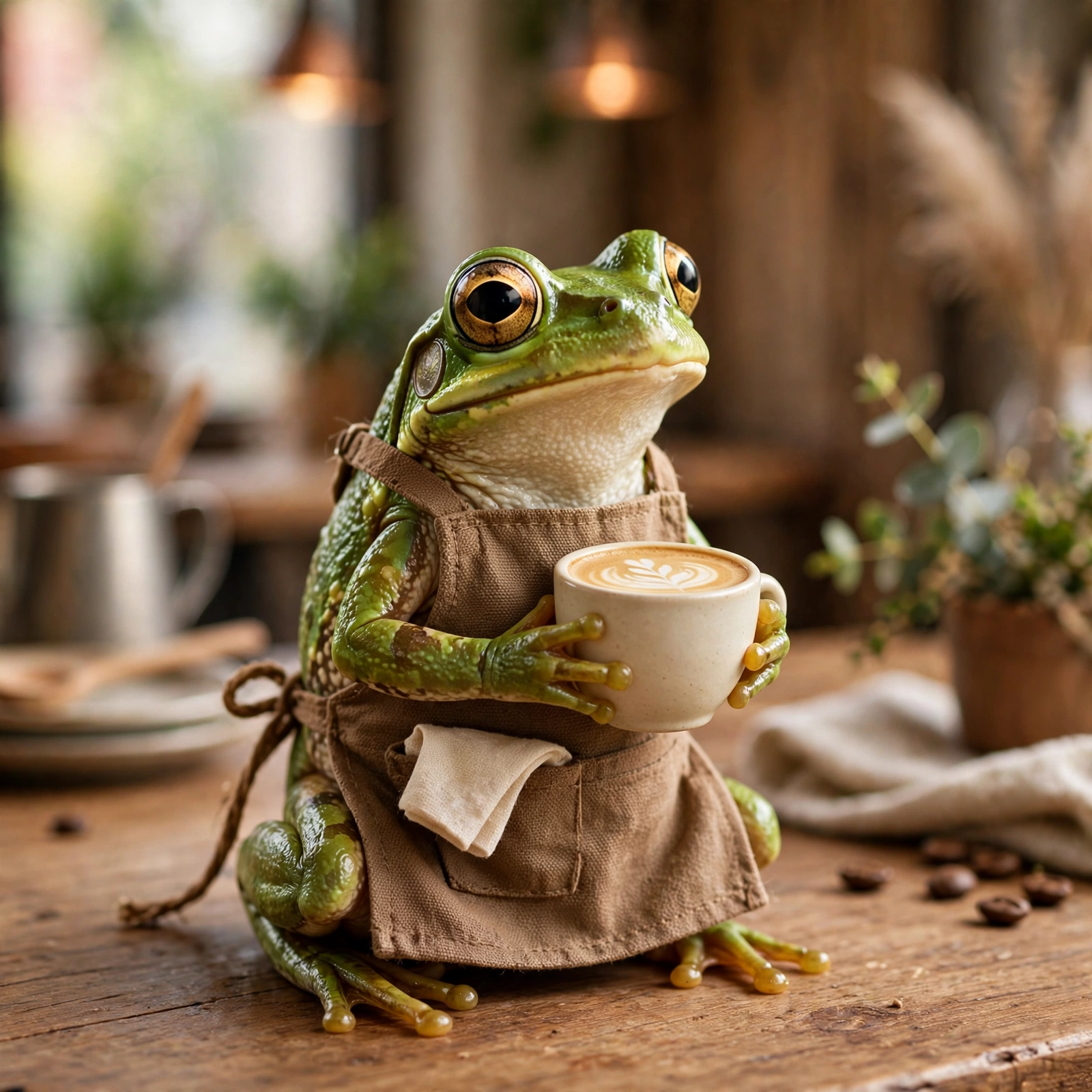 Frog Barista Rage