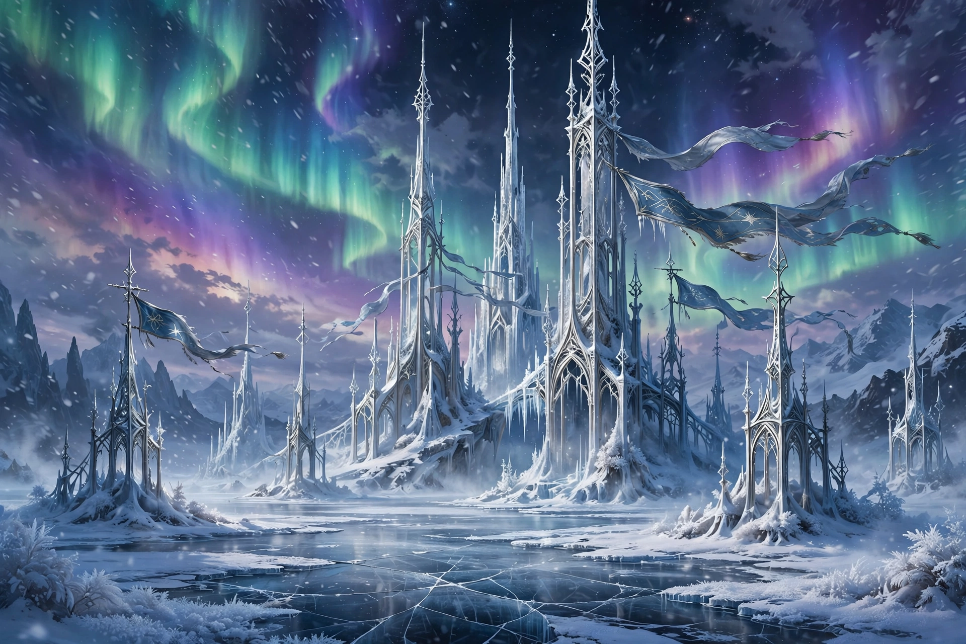 Frostbound Elven Spires
