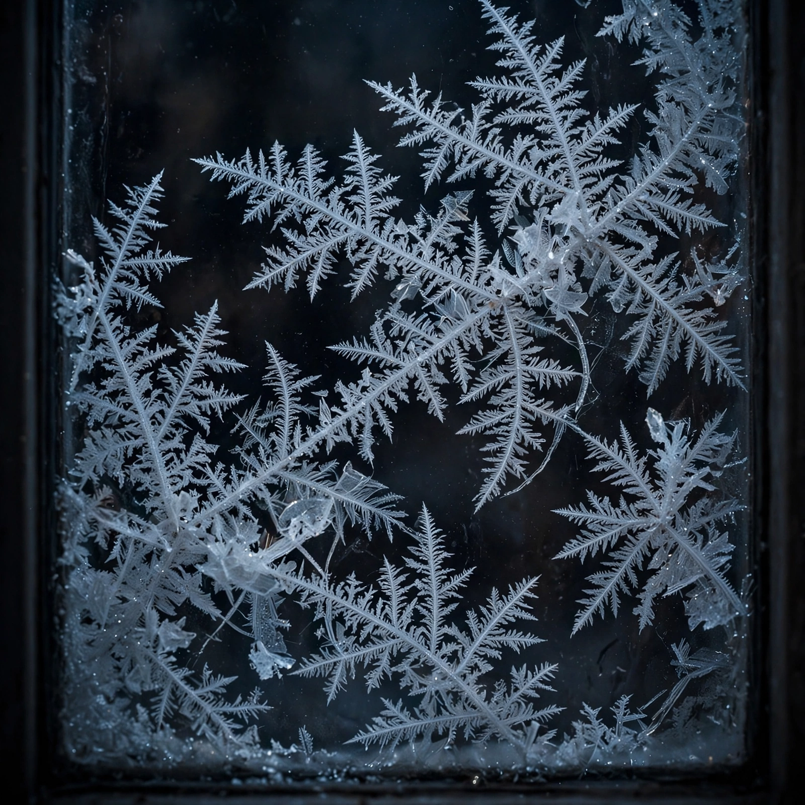 Frosted Window Fern
