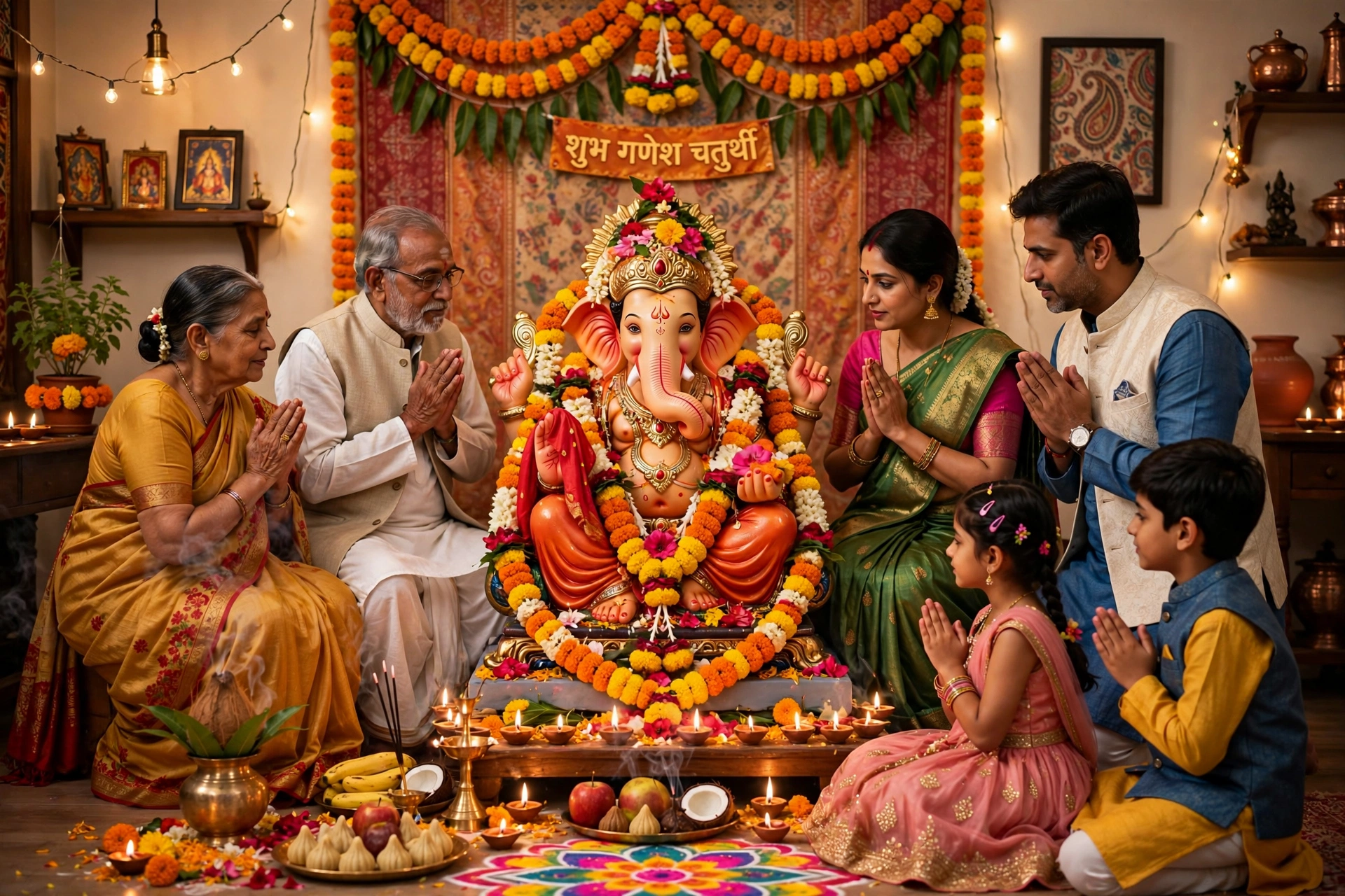 Ganesh Chaturthi Family