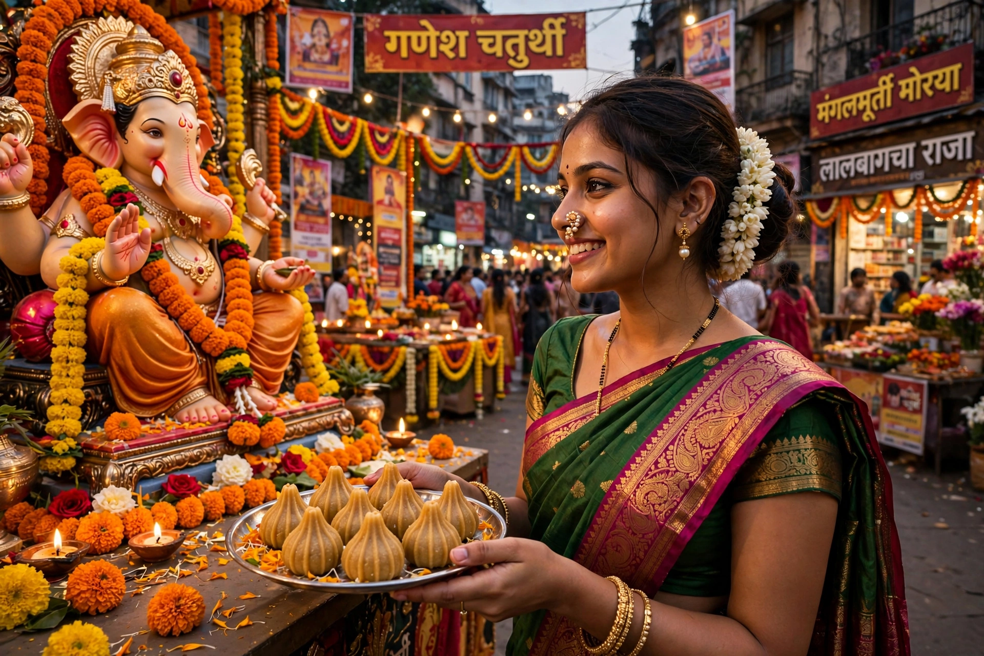 Ganesh Chaturthi Girl