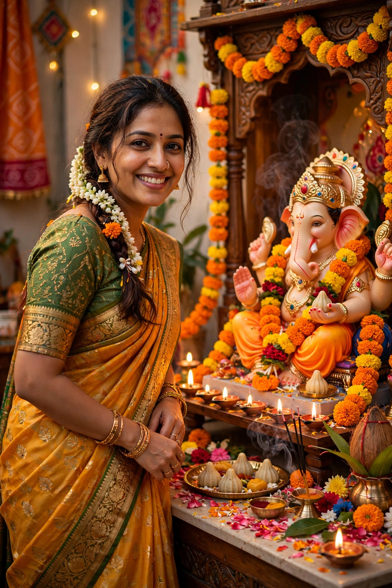 Ganesh Chaturthi Woman
