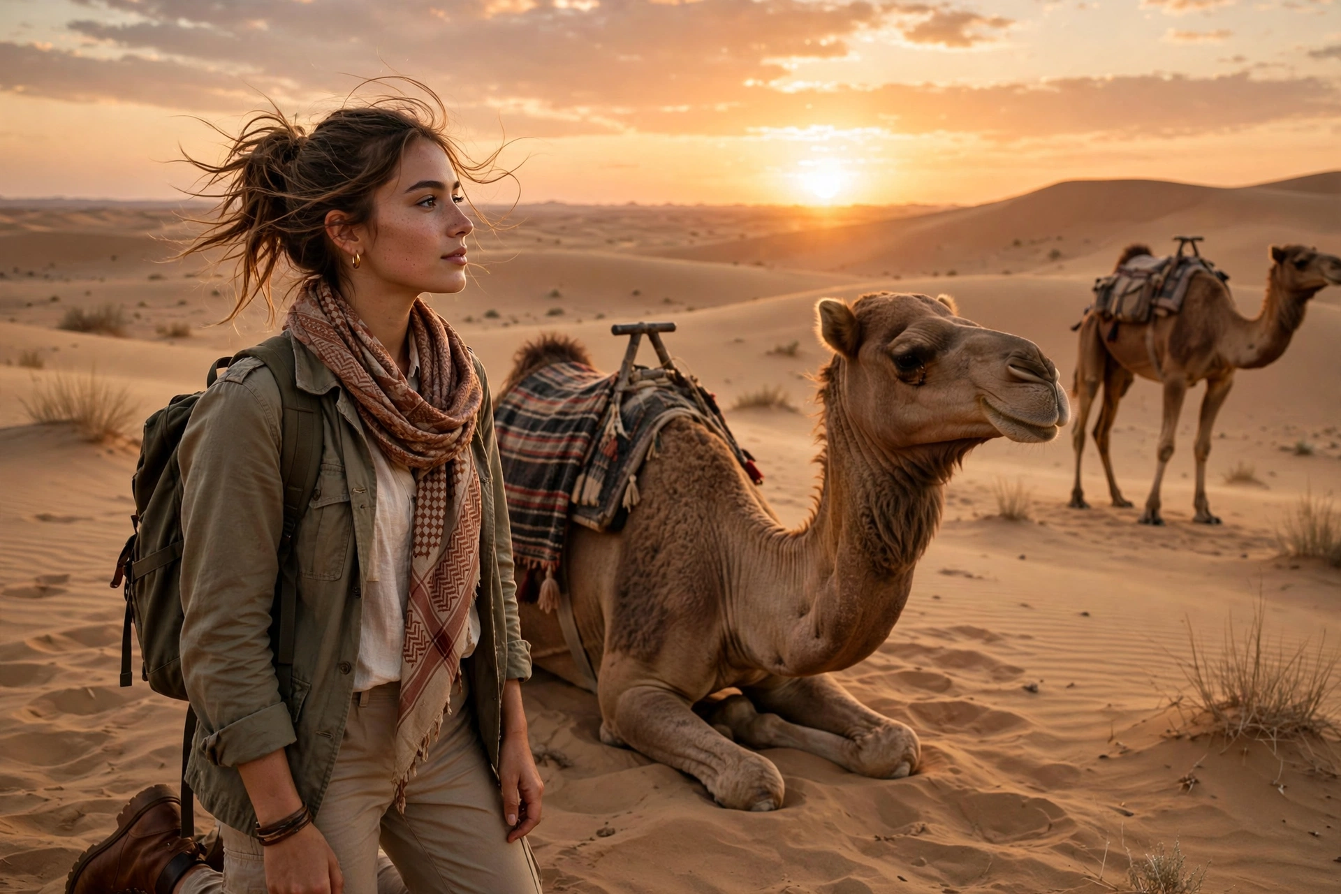 Girl Desert Safari