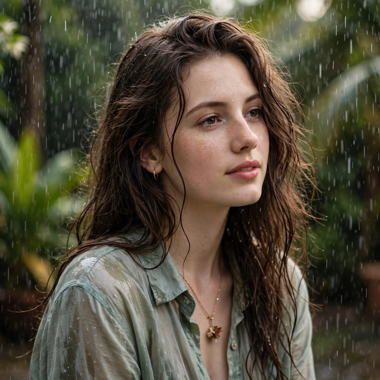 Girl Monsoon Love